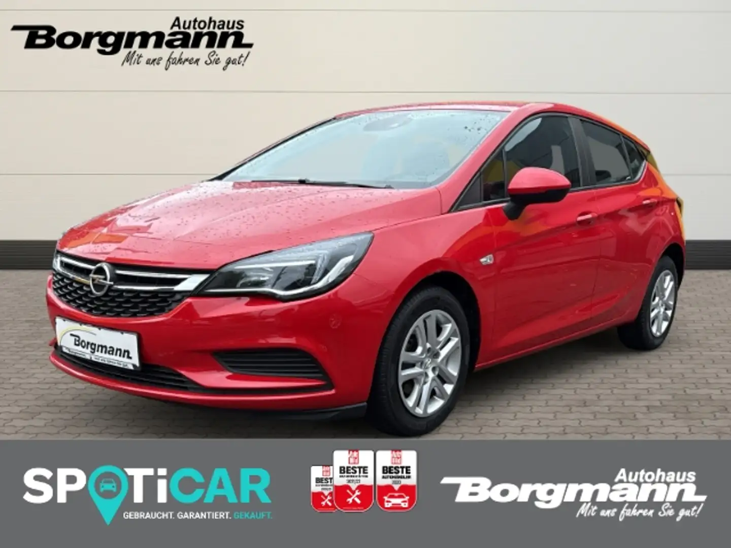 Opel Astra K 5türig Edition 1.4 Navi Apple CarPlay Android Au Červená - 1