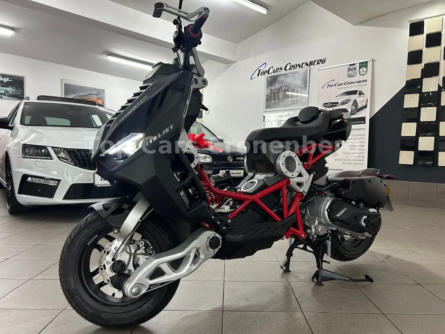 Italjet Dragster 125 1.Hand*23KM*Voll-LED*USB*Dyn. Blink Negro - 2