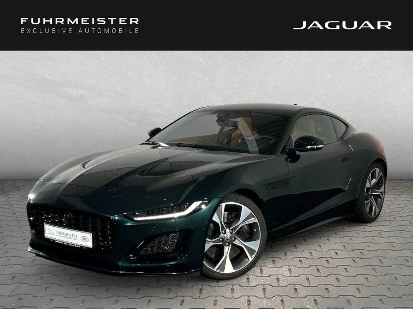 Jaguar F-Type Coupe P450 75 RWD Black-Pack Panorama Toter-Winkel Grün - 1