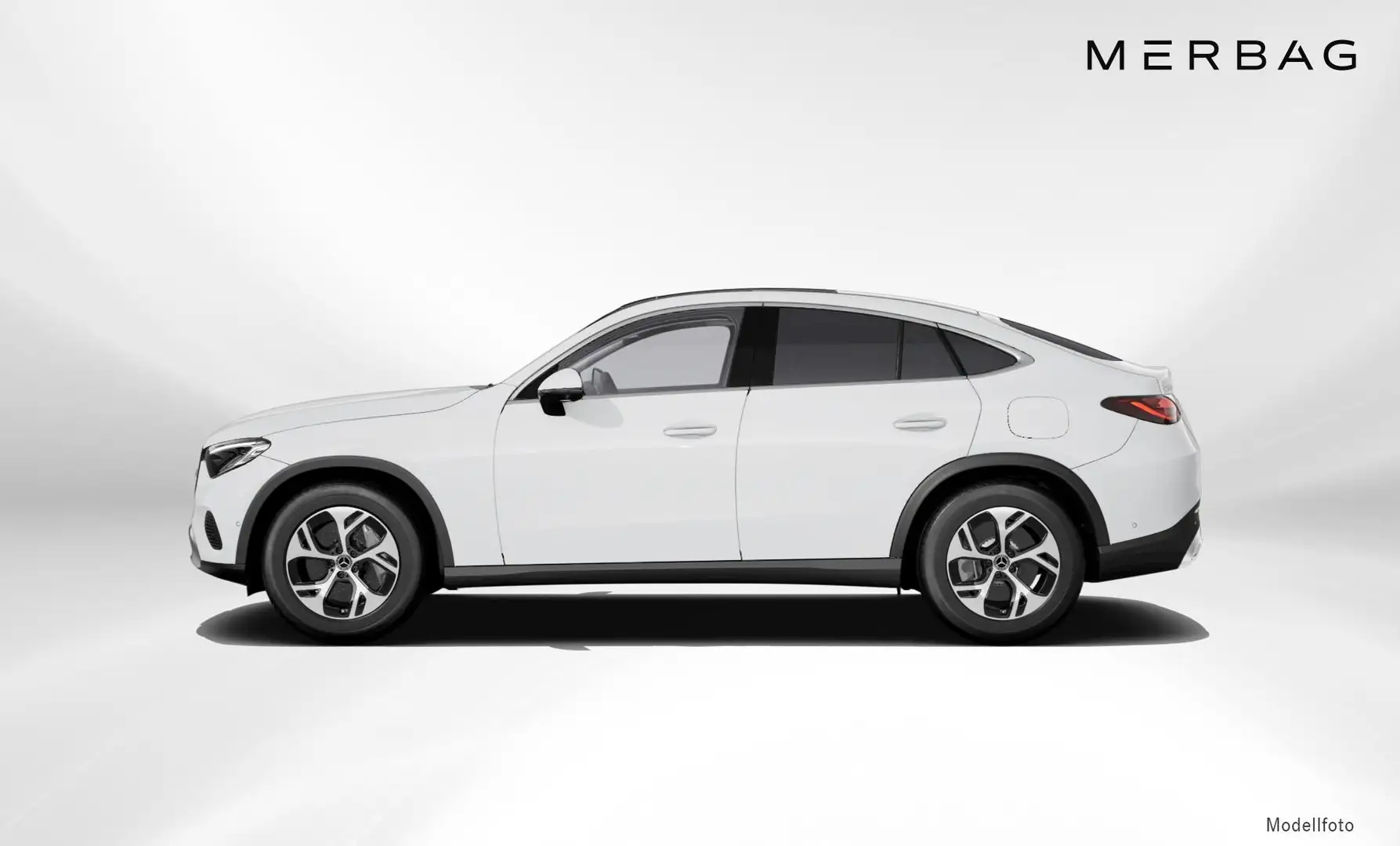Mercedes-Benz GLC 300 e 4MATIC Coupé Weiß - 2