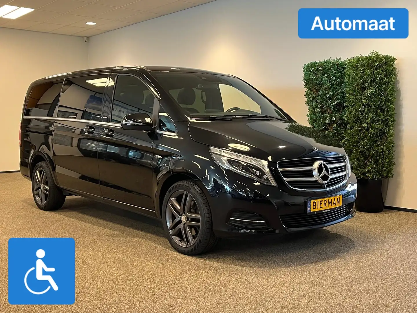 Mercedes-Benz V L2H1 Rolstoelbus Automaat Bodemverlaging Noir - 1
