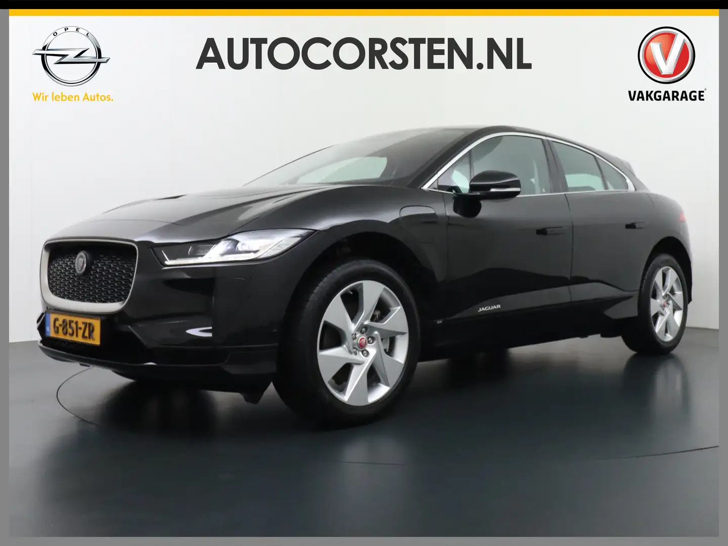 Jaguar I-Pace EV400pk Leer Adaptive-Cr. 20" Camera Meridan®-Audi Zwart - 1