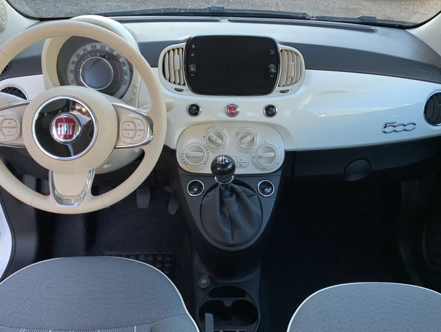 Fiat 500 1.0 Hybrid Lounge *Tempomat|TechPaket|PDC* Weiß - 2