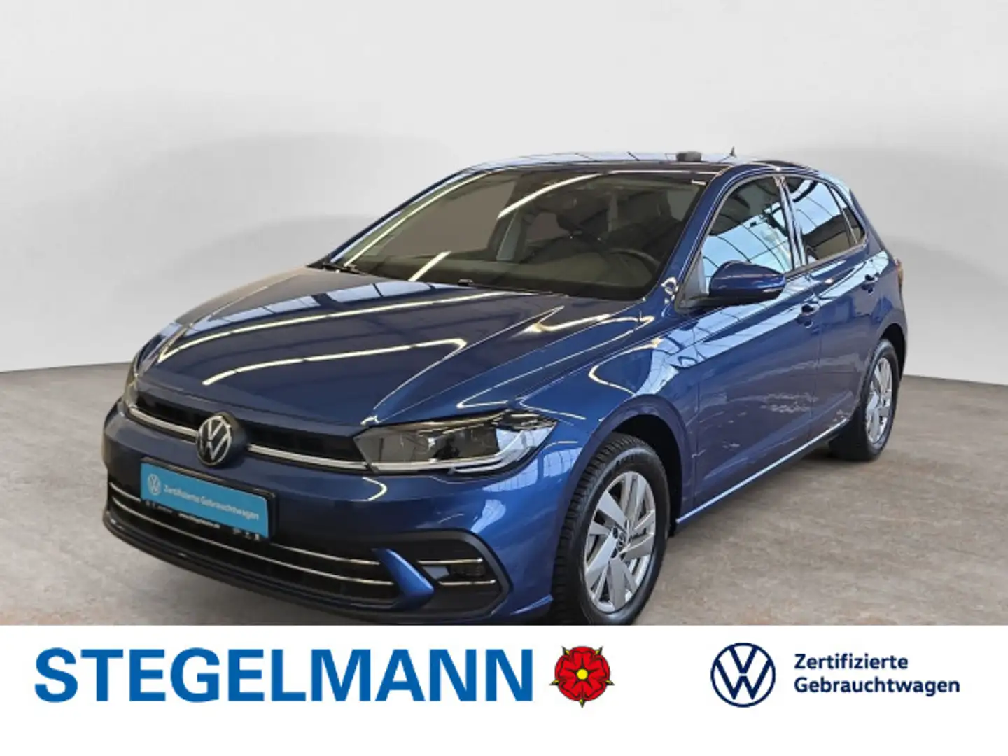 Volkswagen Polo VI 1.0 TSI DSG Style *LED*Navi*Sitzheizung* Blau - 1