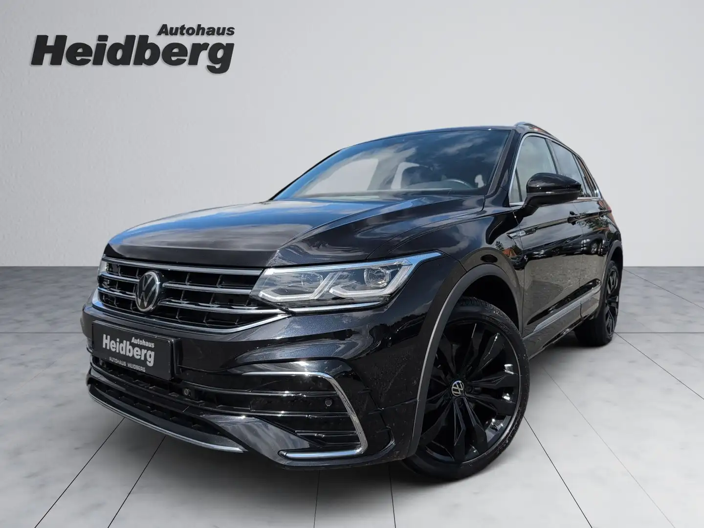 Volkswagen Tiguan 2.0 TDI 4M R-LINE AHK-schw Standhzg Matrix-IQ 20" Nero - 1