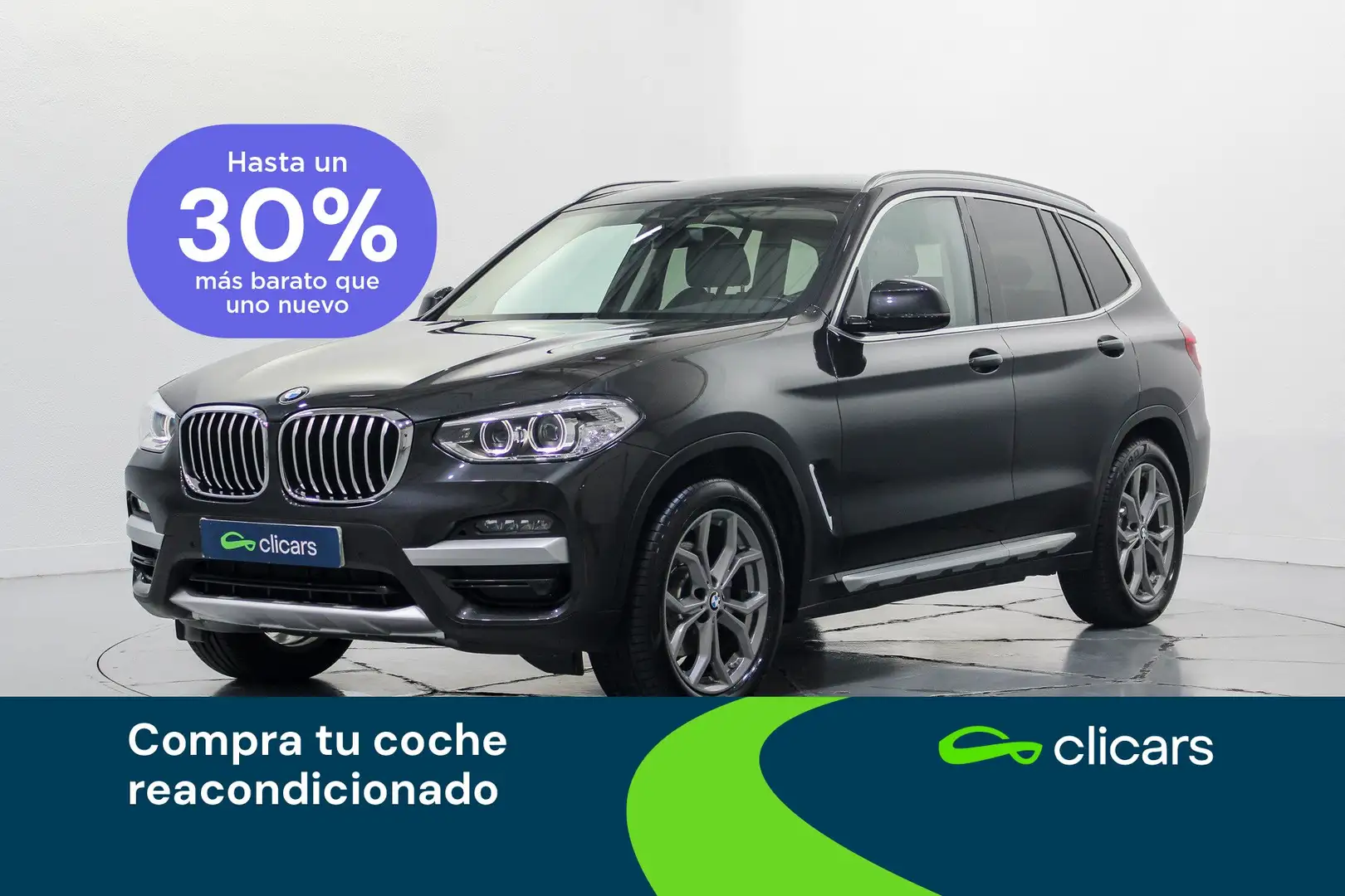 BMW X3 xDrive 20dA Gris - 1