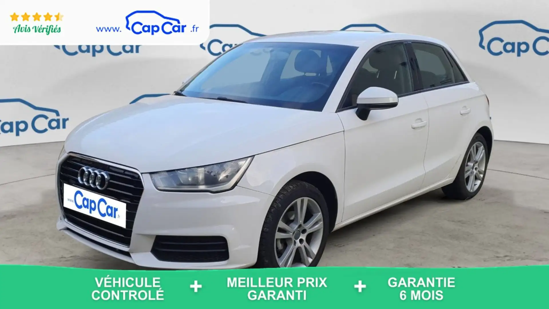 Audi A1 I 1.0 TFSI 95 Ambiente Blanc - 1