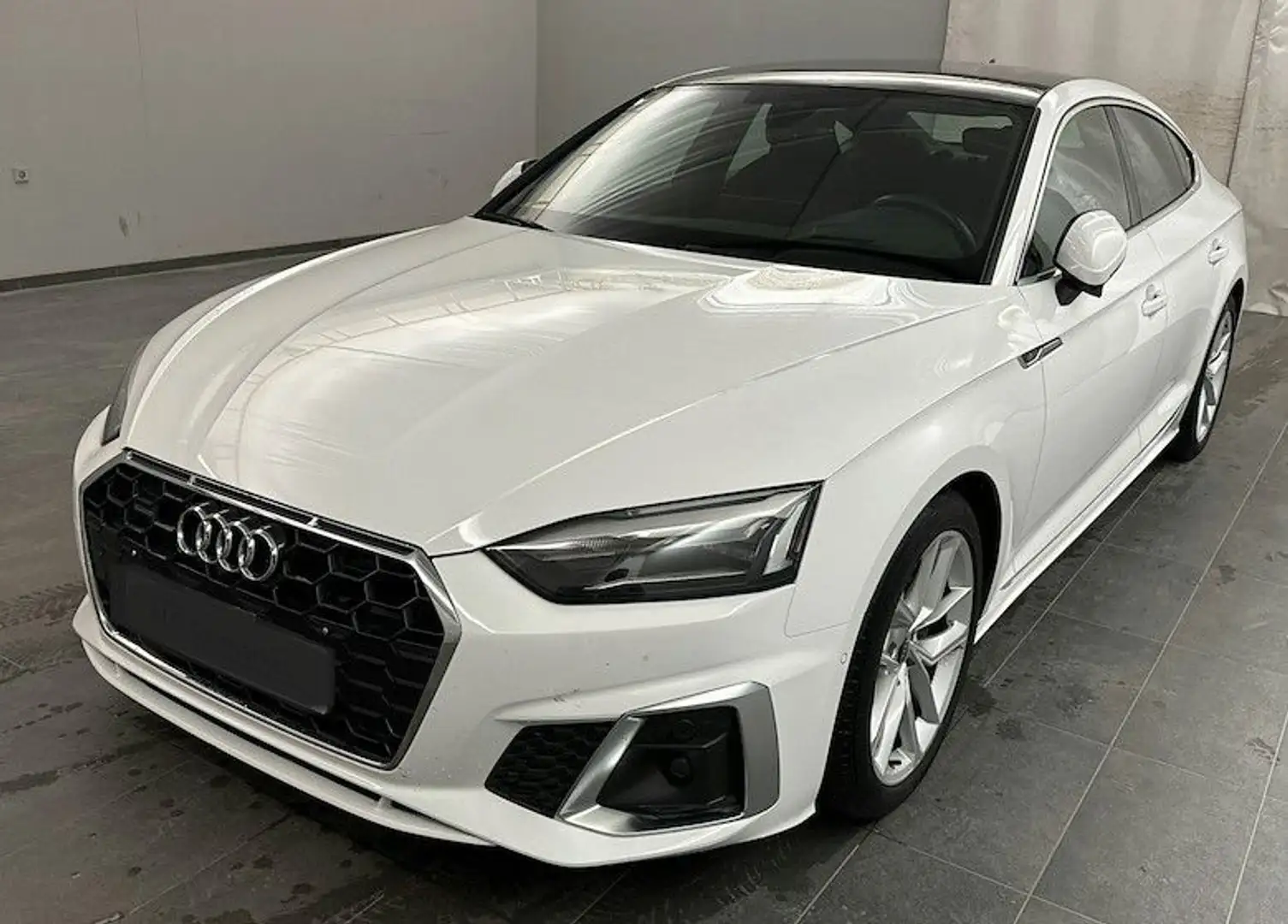 Audi A5 Sportback 40 TDI quattro S line Zubehör +16 K Bianco - 1