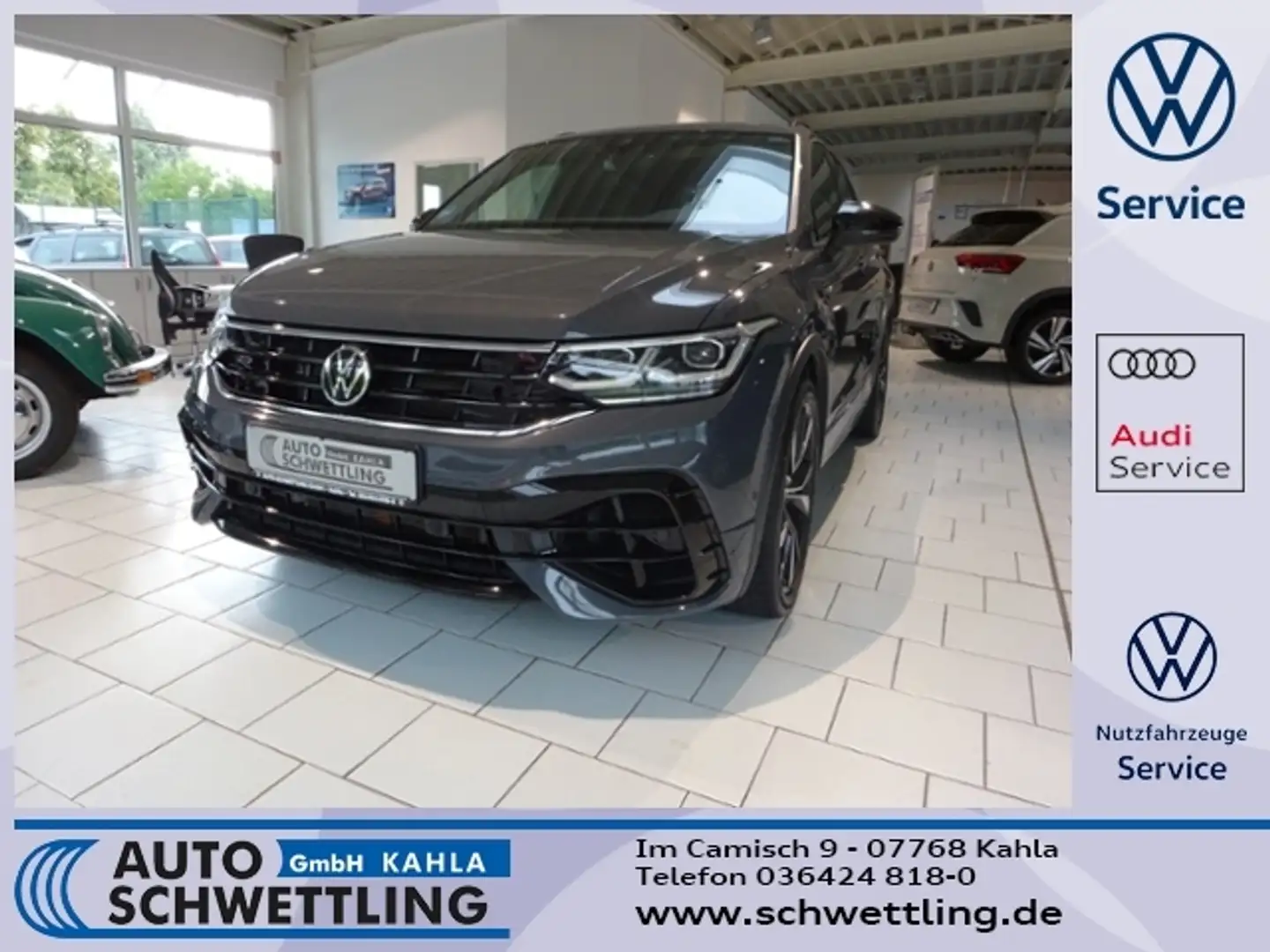 Volkswagen Tiguan 2.0 TSI R DSG  4-Motion LED NAVI LEDER Grijs - 1