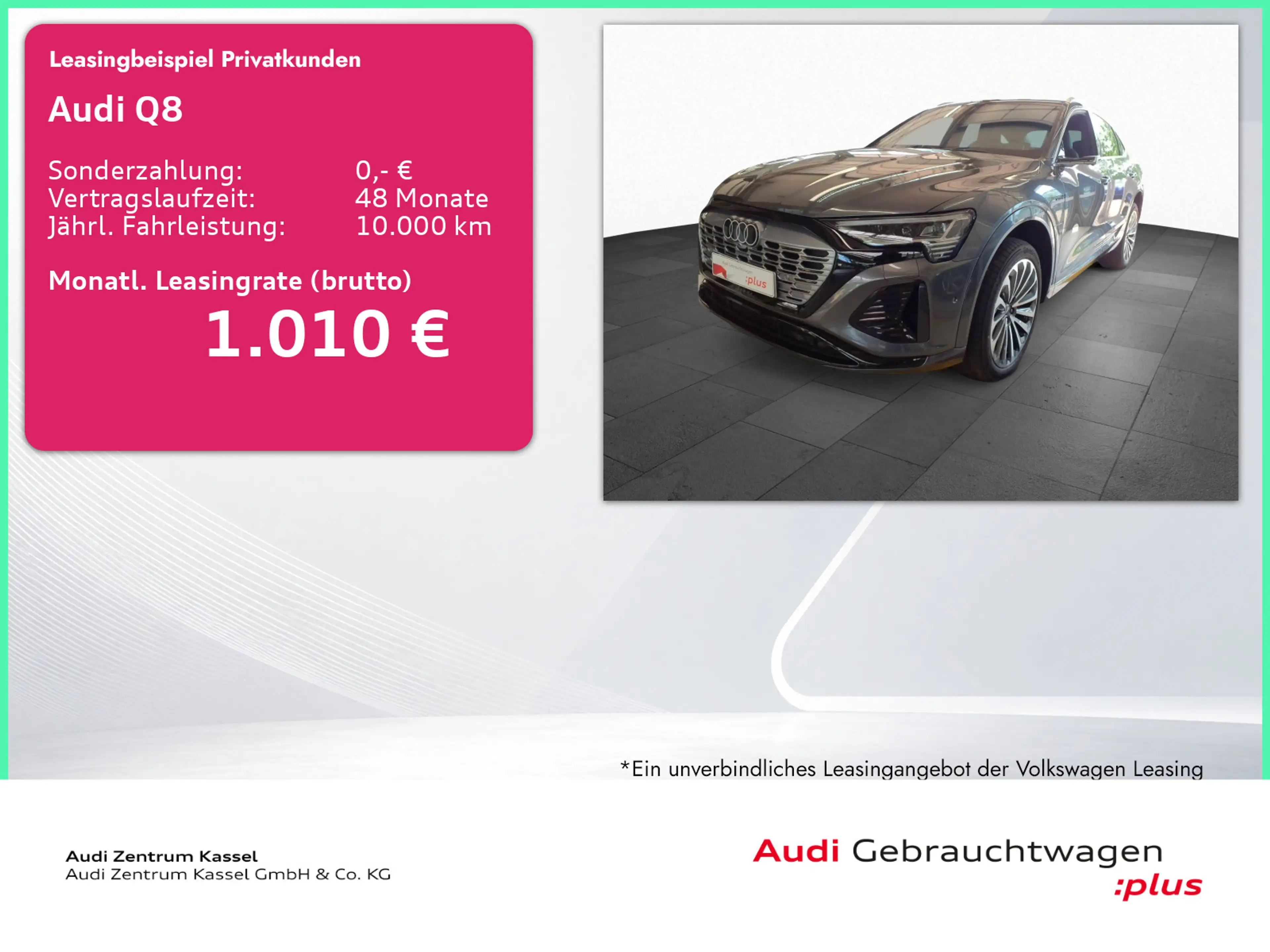 Audi Q8 e-tron Q8 SB 55 e-tron quattro Matrix B&O Pano HuD 360°