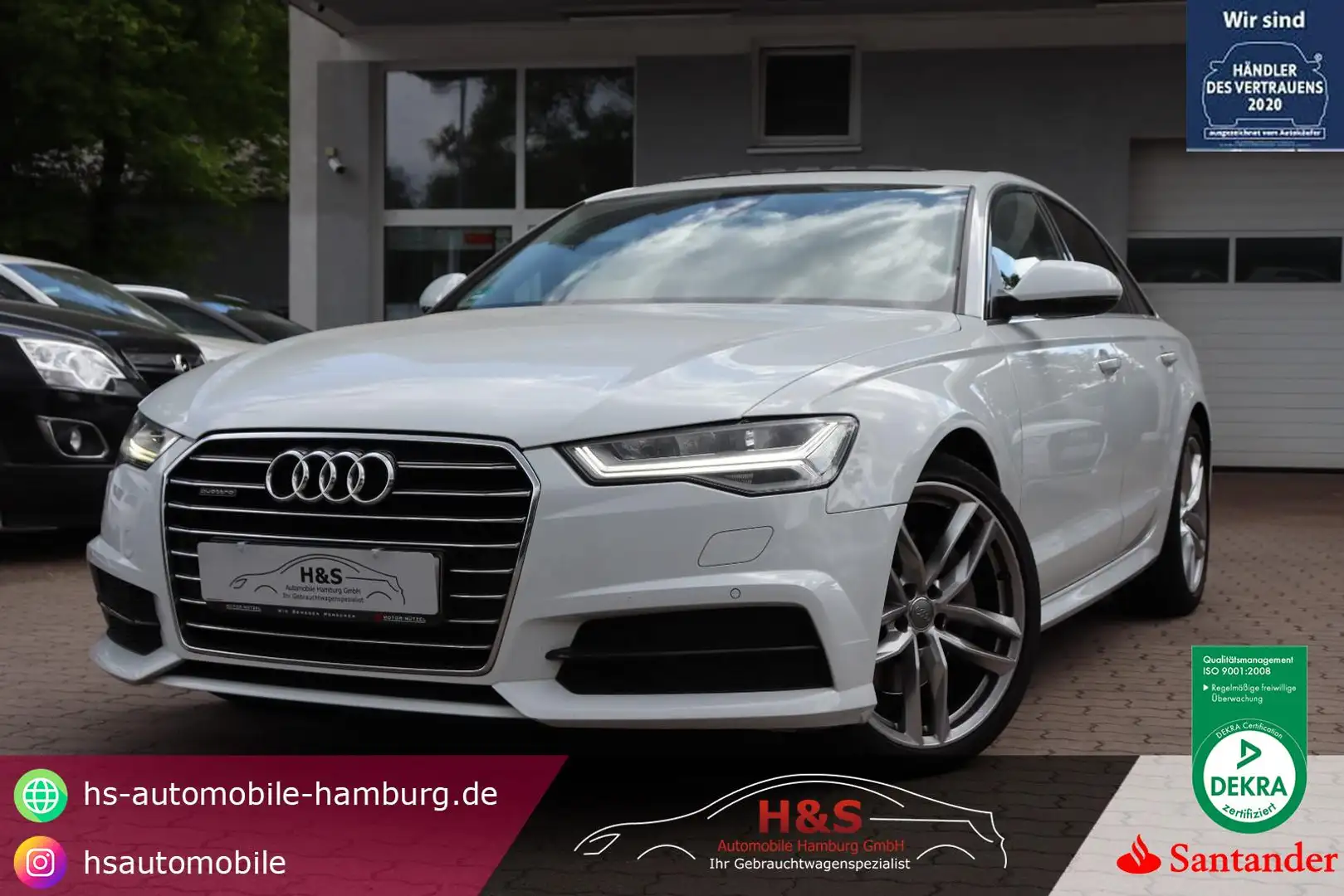 Audi A6 3.0 TDI quattro 12 Monate Garantie Bianco - 1