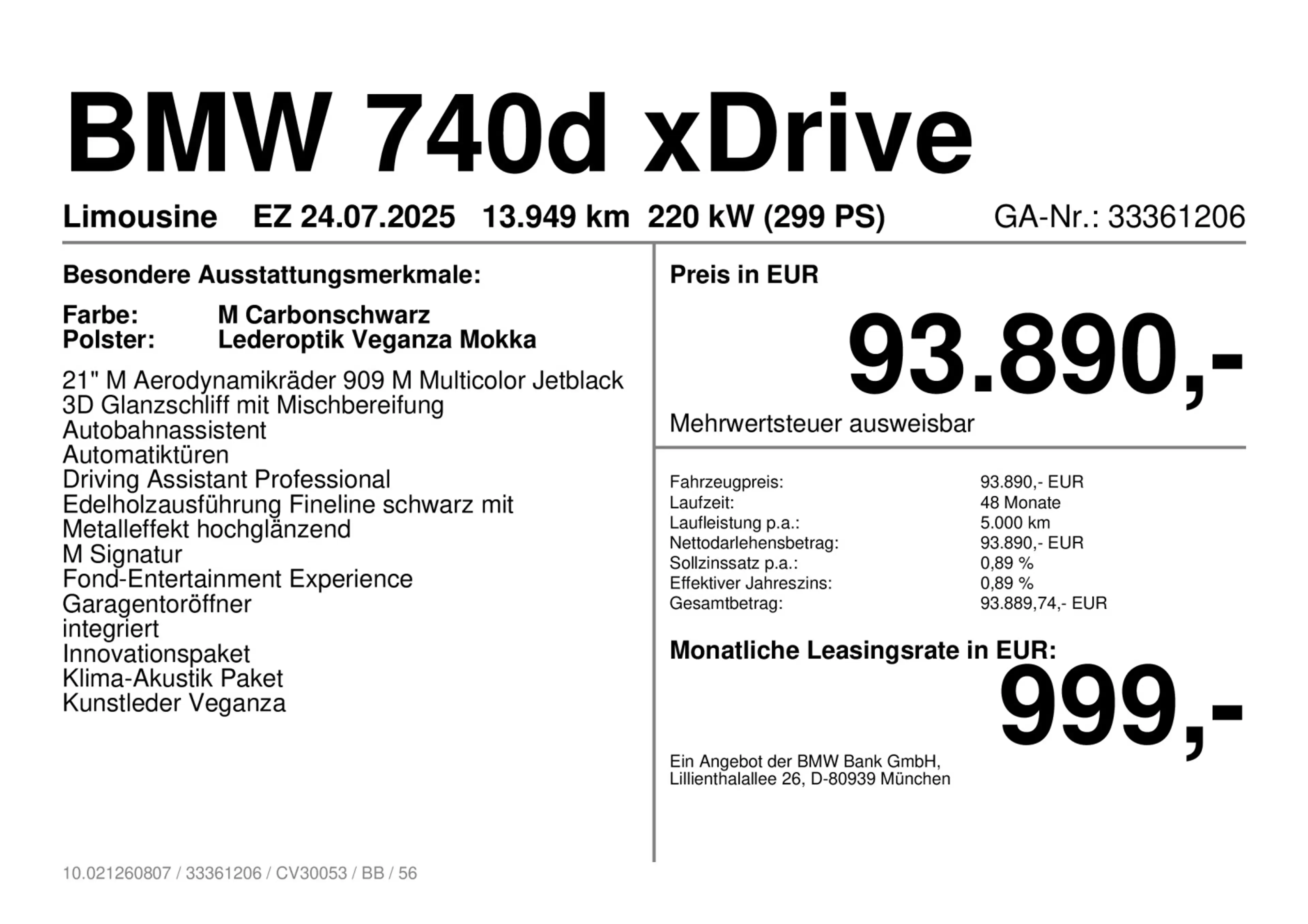 BMW 740 d xDrive M Sportpaket Standhzg*ab 3,49% eff.* — photo 5