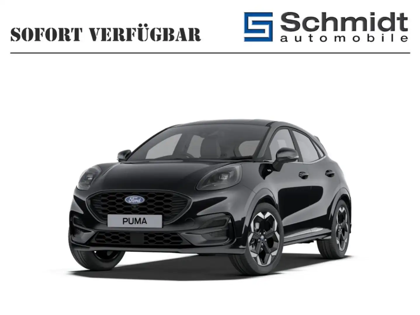 Ford Puma ST-Line X MHEV 5-türig 1,0L Eboost 125PS A FWD Bauart: BS-HC-5-Türer Schwarz - 1