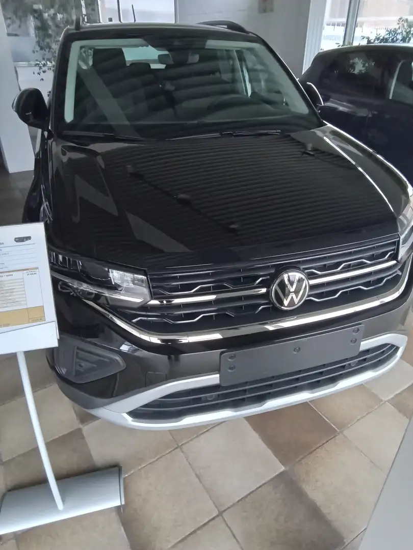 Volkswagen T-Cross 1.0 TSI Style OPF DSG Zwart - 2
