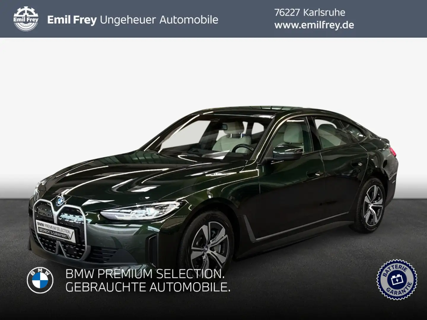 BMW i4 eDrive40 Gran Coupe Zelená - 1