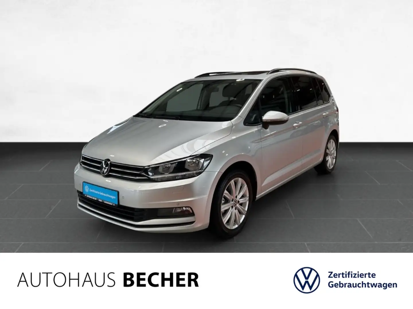 Volkswagen Touran 2.0 TDI DSG Comfortline /AHK/7-Sitzer/Navi Silber - 1