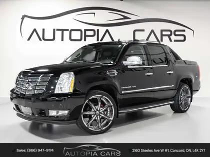 Black 2013 Cadillac Escalade EXT Pickup Truck All-Wheel Drive Automatic