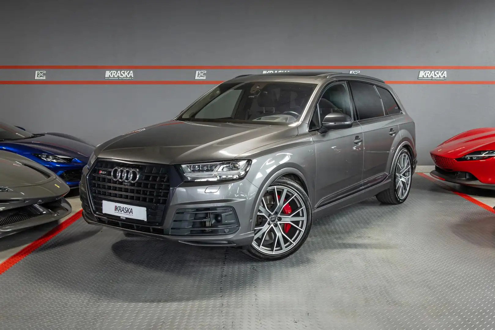 Audi SQ7 4.0 TDI V8 quattro AHK BOSE 7-SITZER *EXPORT Gris - 1