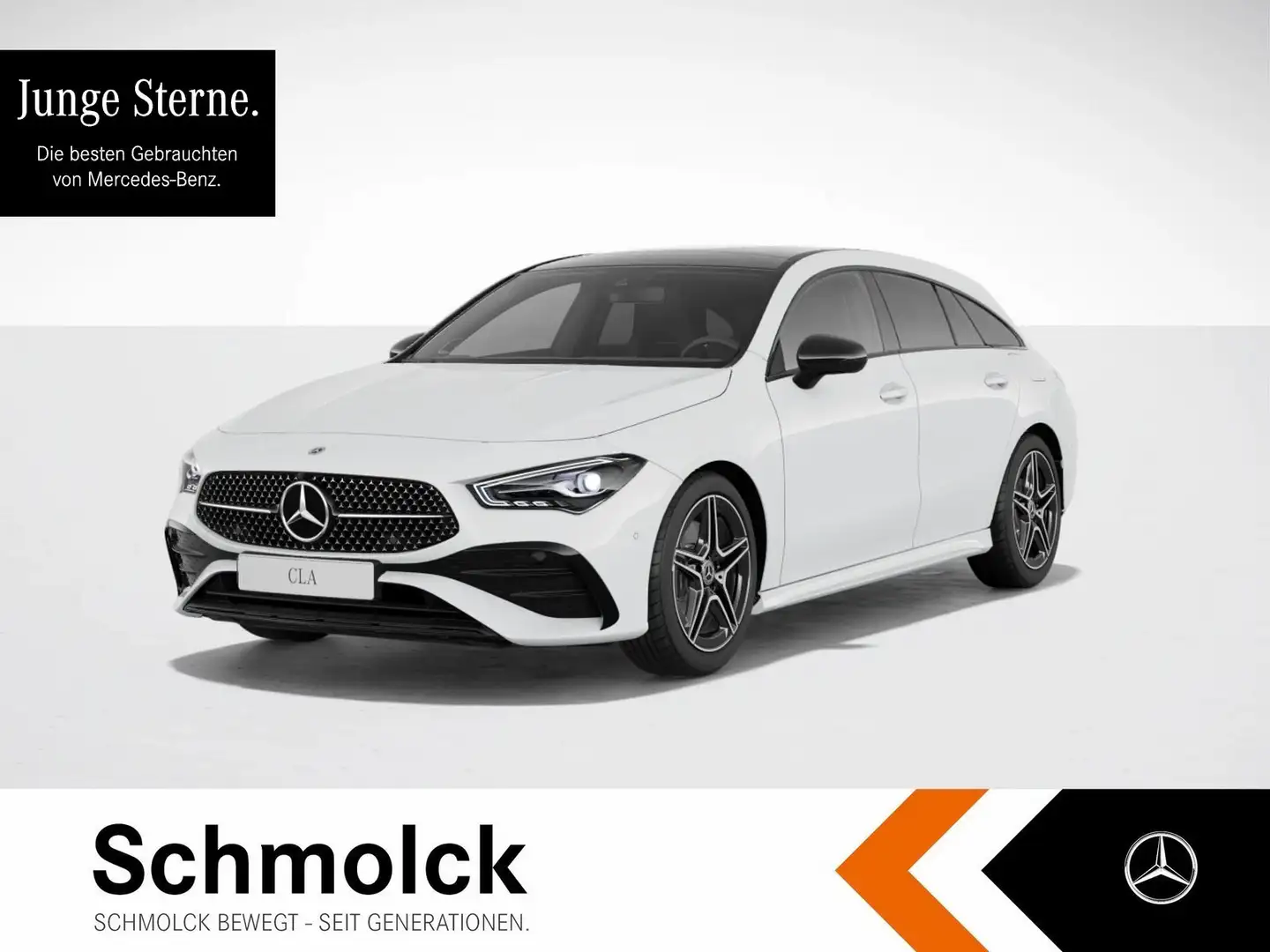 Mercedes-Benz CLA 200 SB AMG+7G+LED+PANO+BURM+AHK+NIGHT+KYLSGO Blanc - 1