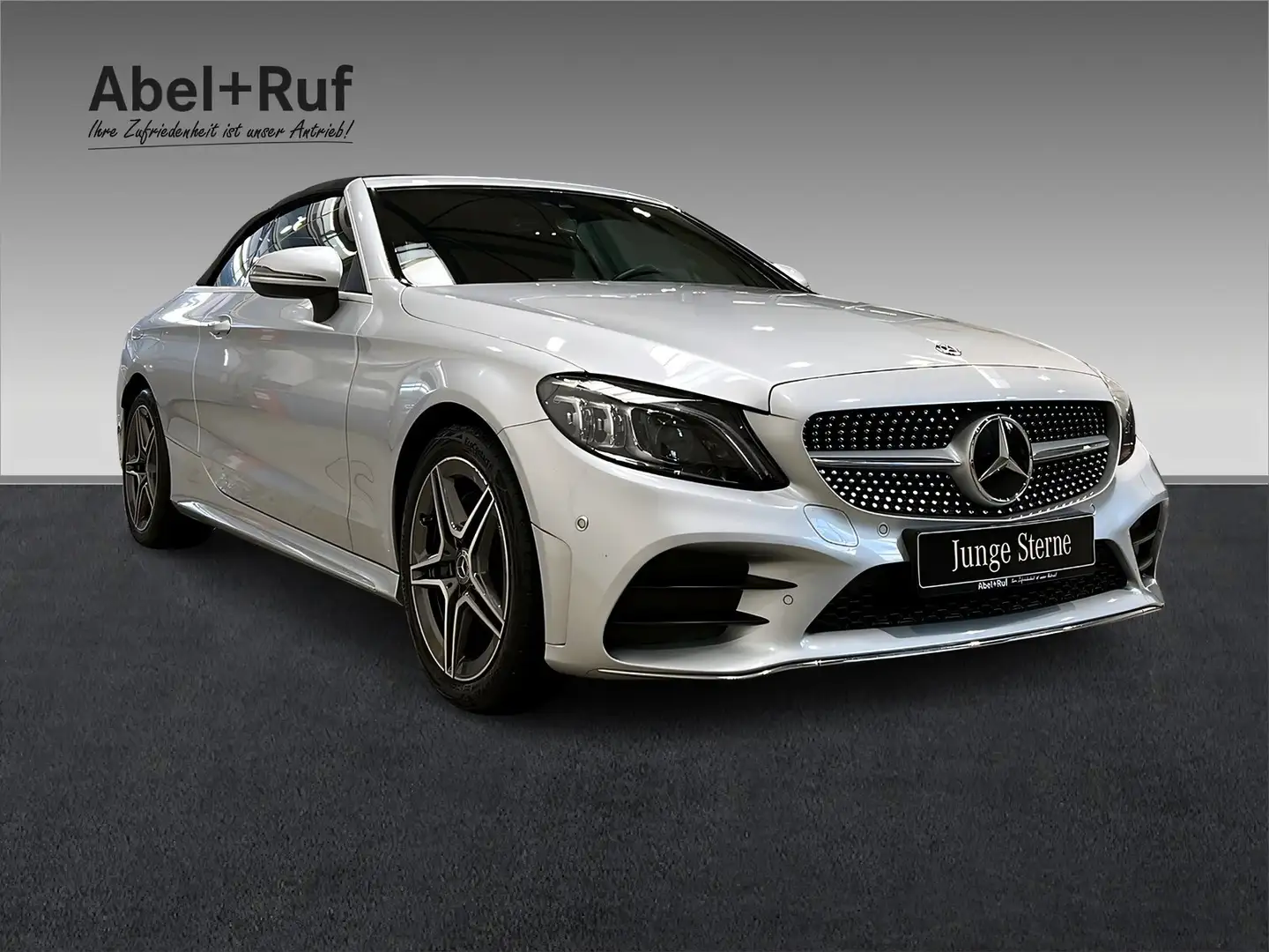 Mercedes-Benz C 200 Cabrio AMG+MULTI+DISTR+Burmester+Ambi+TotW Silber - 2