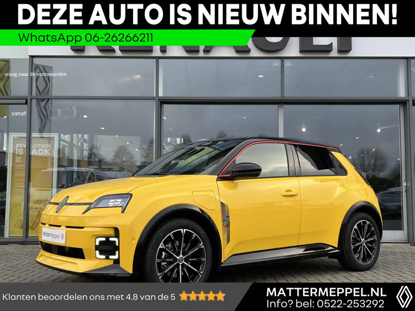 Renault R 5 Comfort Range Iconic Cinq 52 kWh Harman Kardon | P Jaune - 1