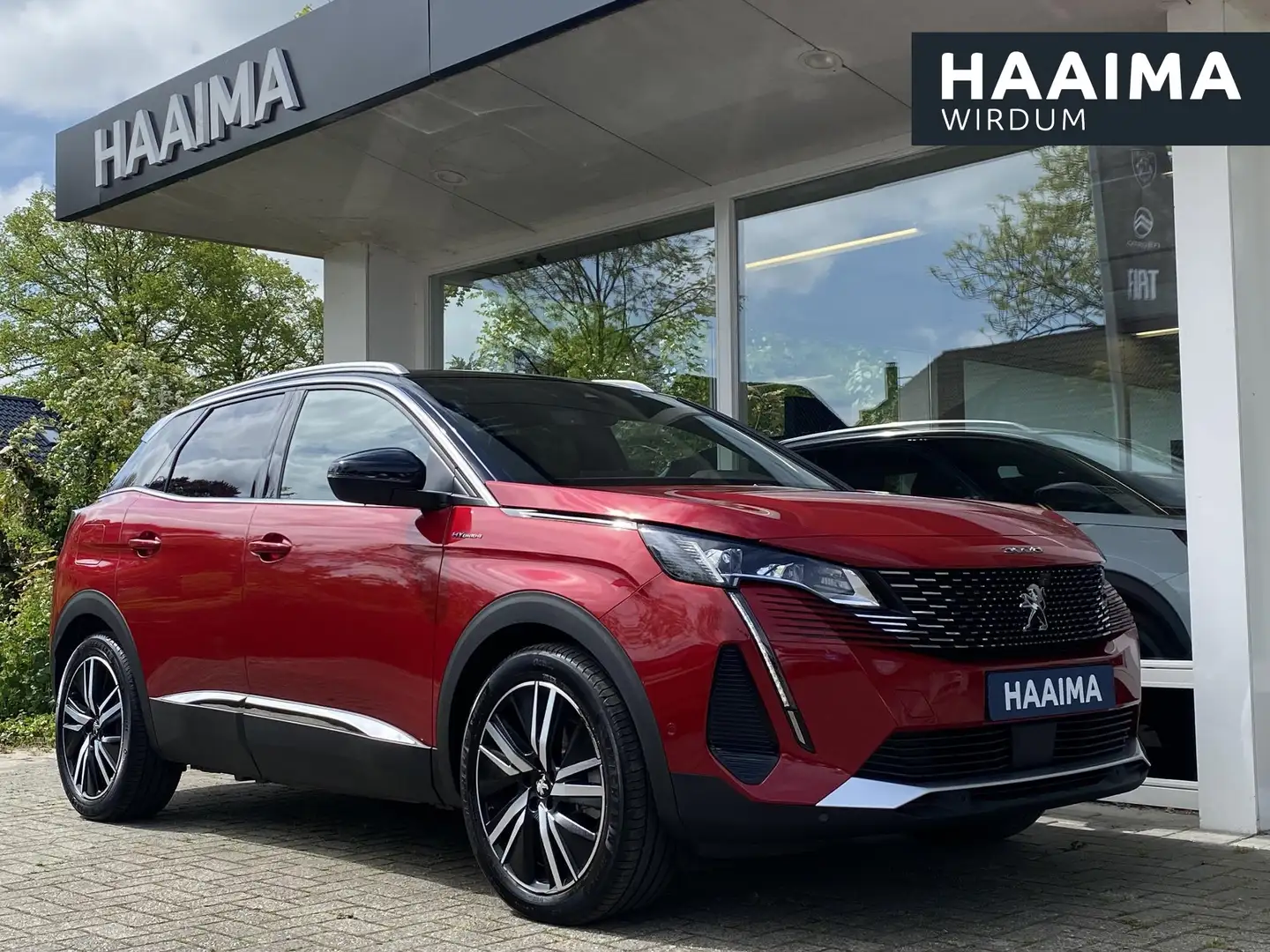 Peugeot 3008 1.6 HYbrid4 300 GT | UNIEK | Nieuwprijs: € 58.700, Rood - 1