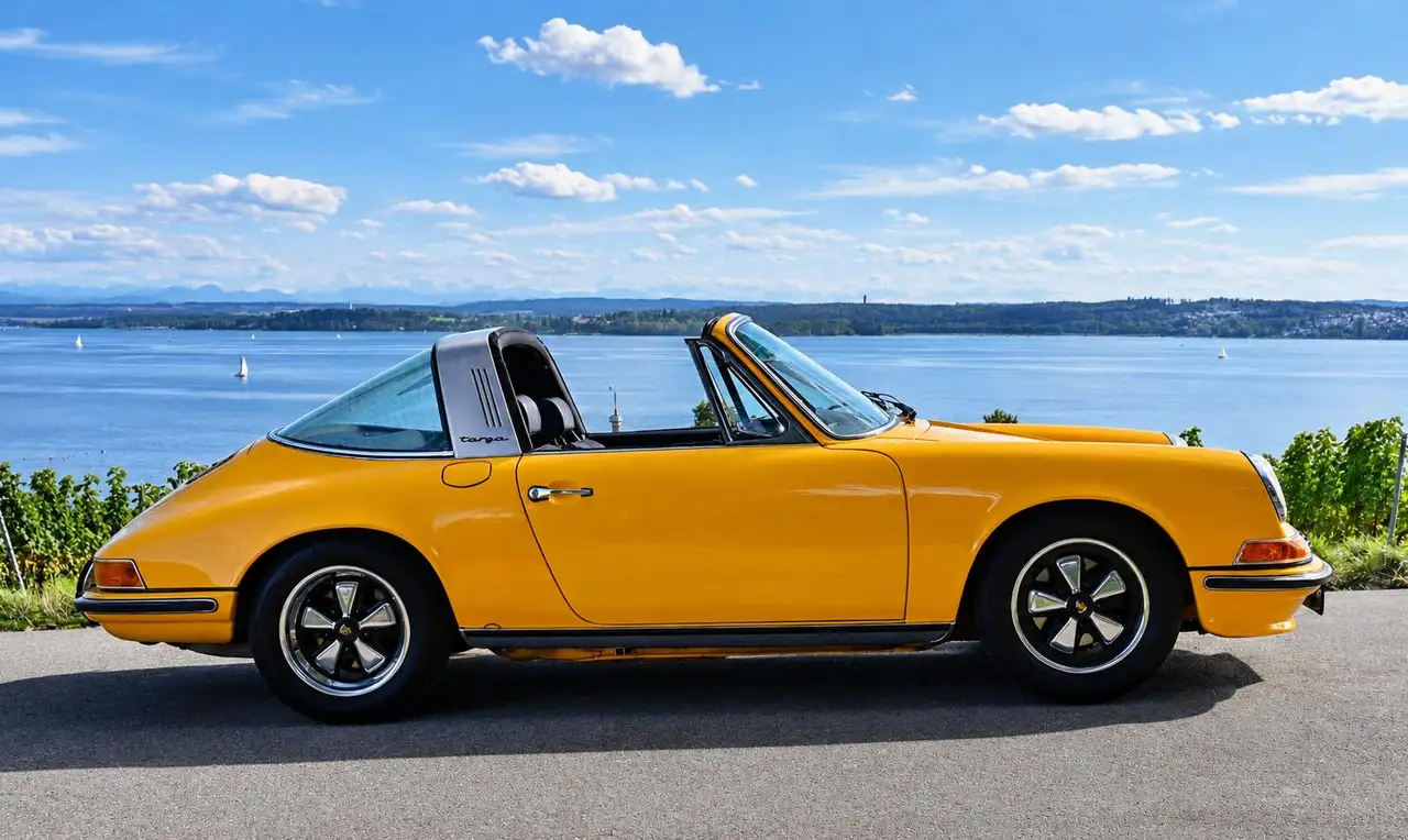 Porsche 911 T 2.4 Targa Ölklappe *RESTAURIERT*, foto 2
