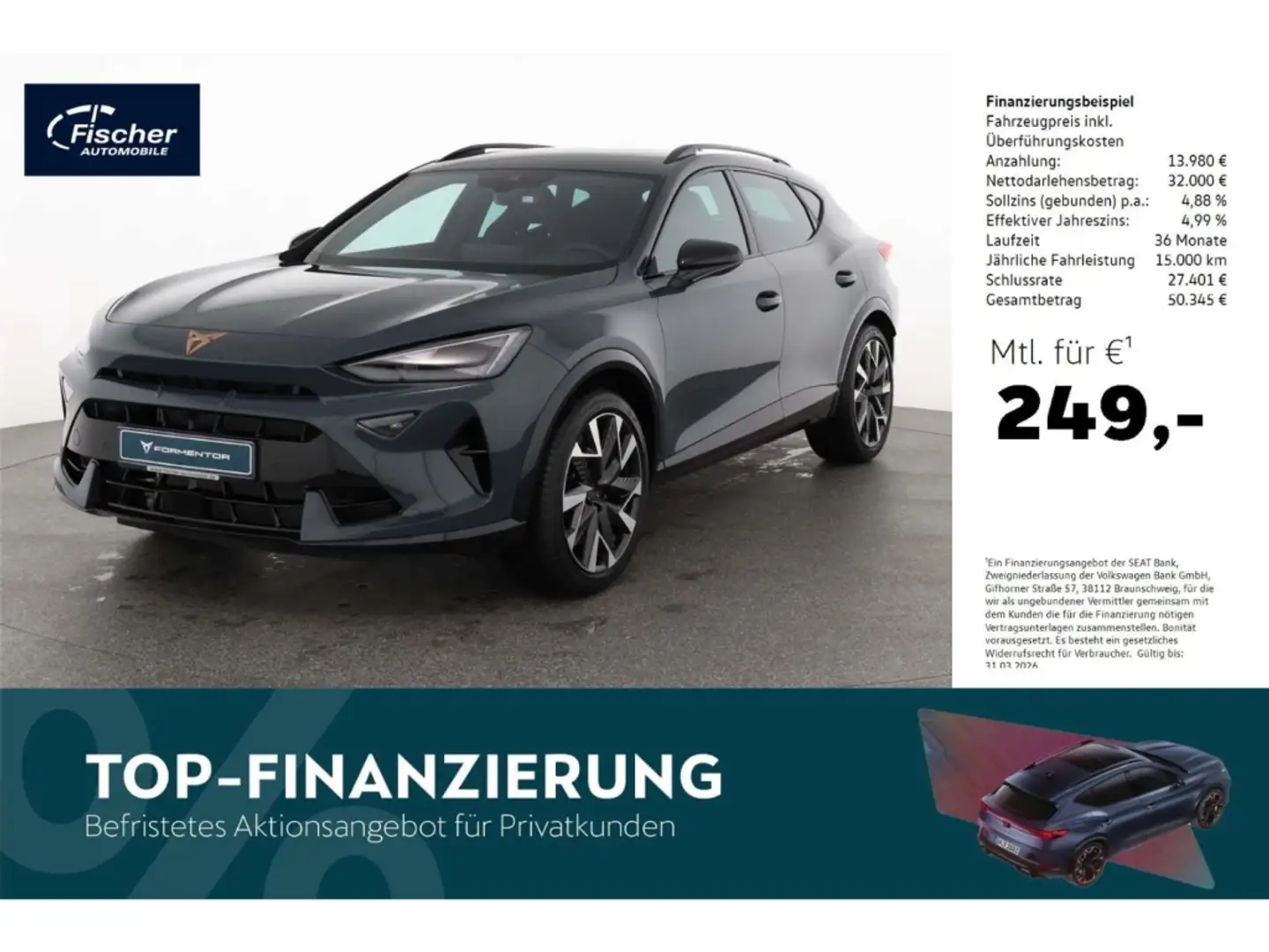 CUPRA Formentor 2.0 TSI 4Drive VZ Blau - 1