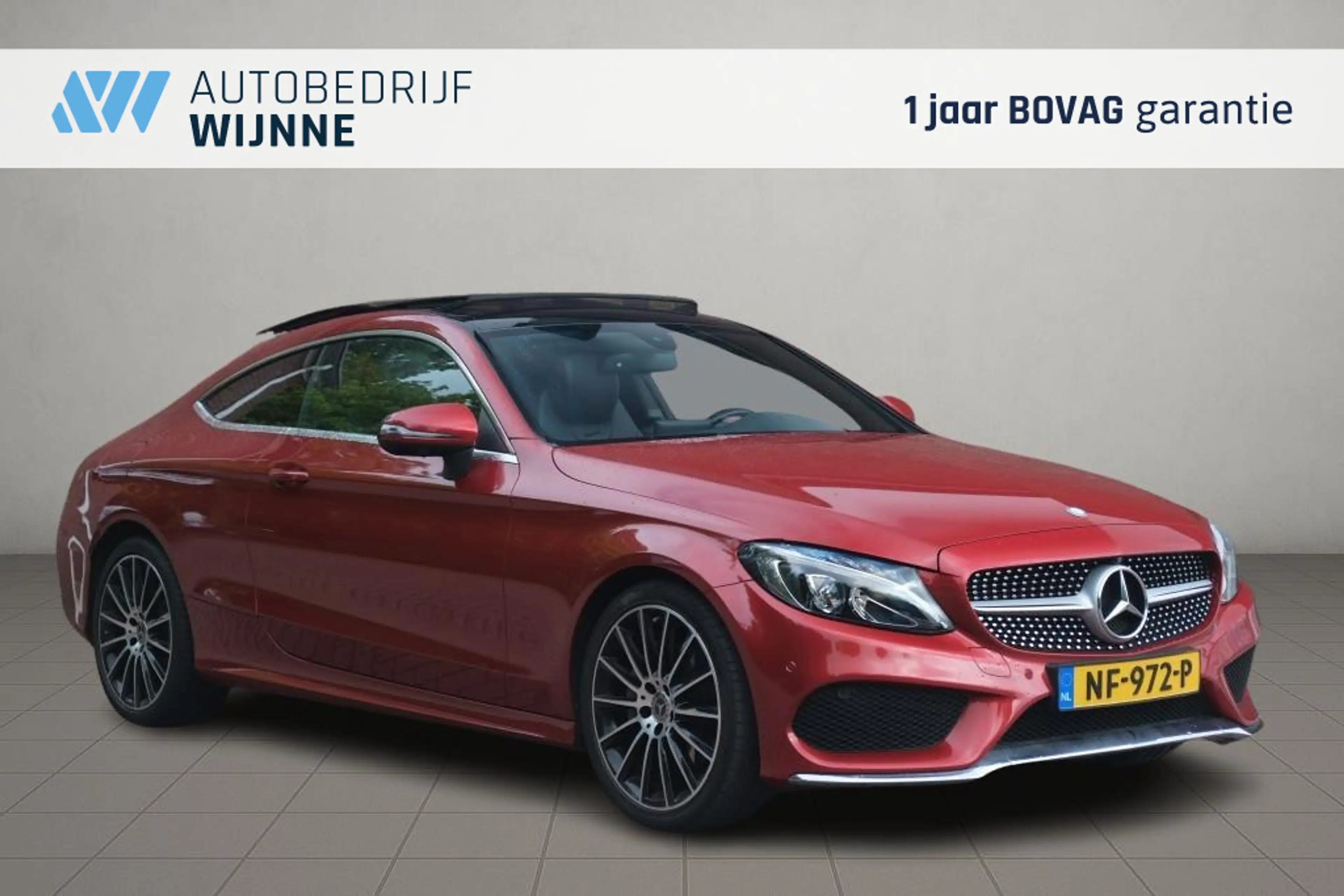 Mercedes-Benz C 180 156pk Aut. Coupe AMG Line - Panoramadak - 360° cam