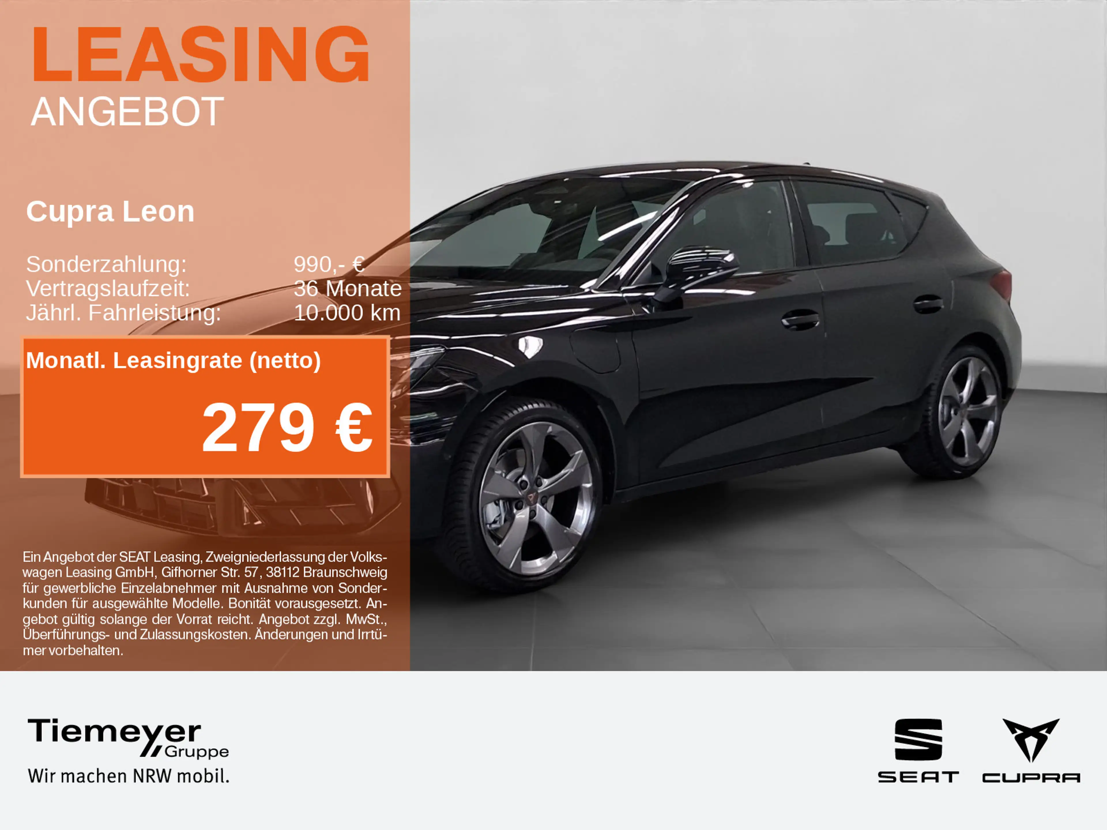 CUPRA Leon 1.5 e-HYBRID DSG REAR VIEW NAVI XDS GJR LM1