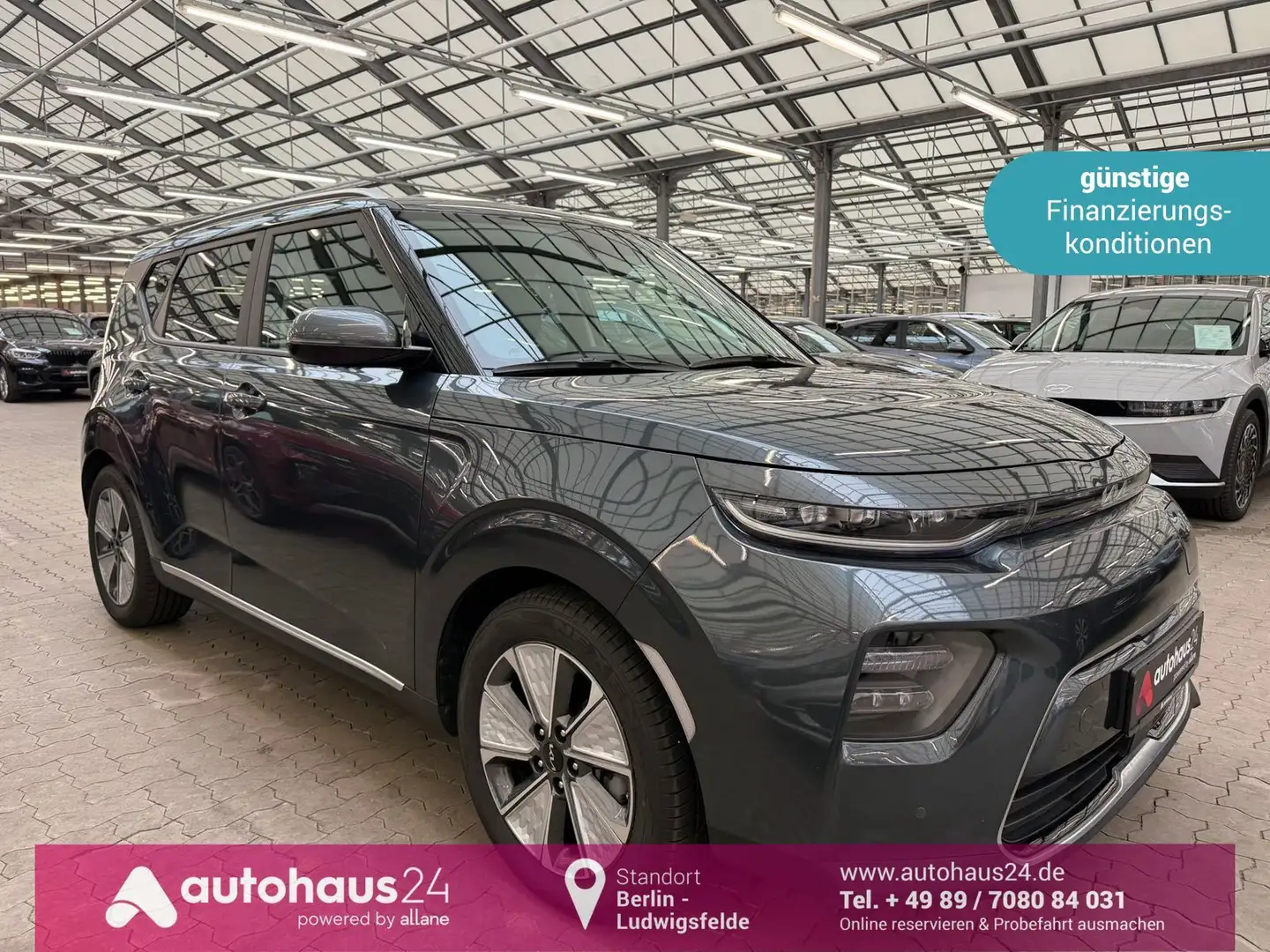 Kia Soul e-Soul Inspiration 64 kWh|HeadUp|HarmanKardon Grau - 1