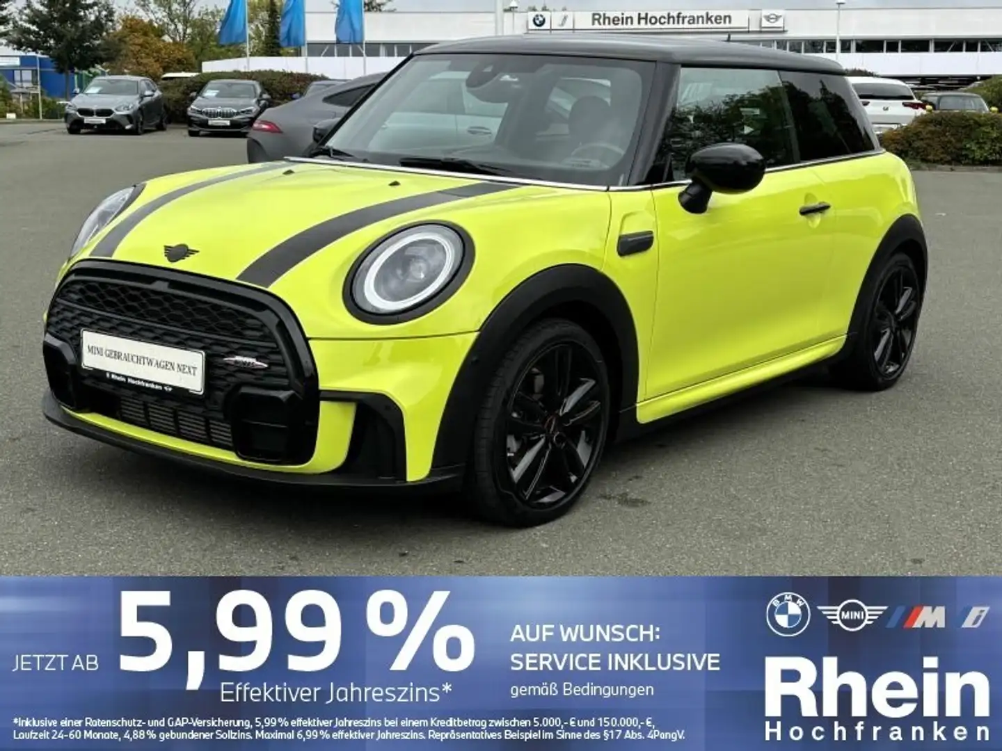 MINI Cooper 3-Türer JCW TRIM LED NAVI DAB APPLECAR Gelb - 1
