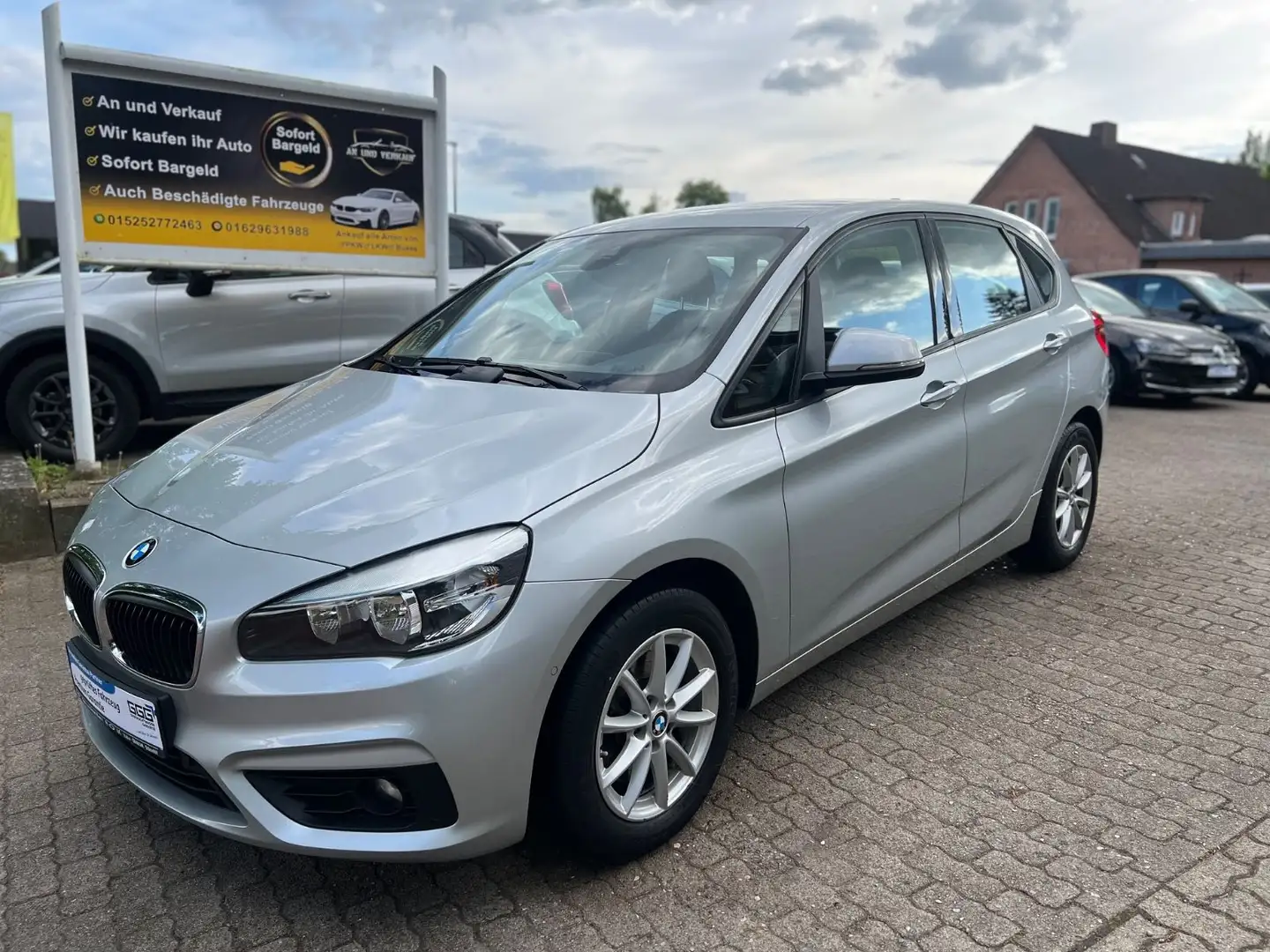 BMW 220 +Navi+Sitzhz+ Argent - 1
