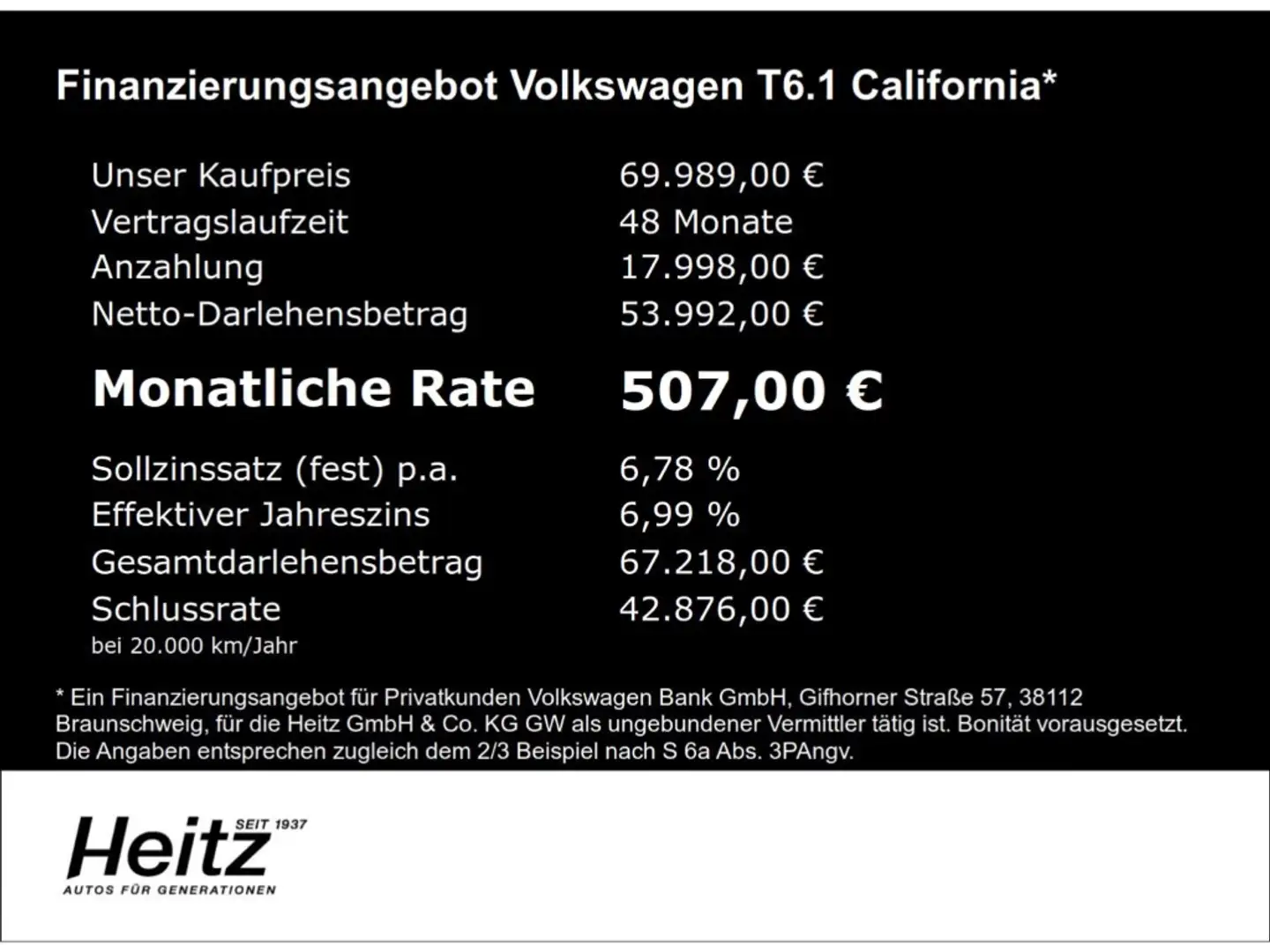Volkswagen T6.1 California Beach Camper Edition Navi Standhzg Gris - 2