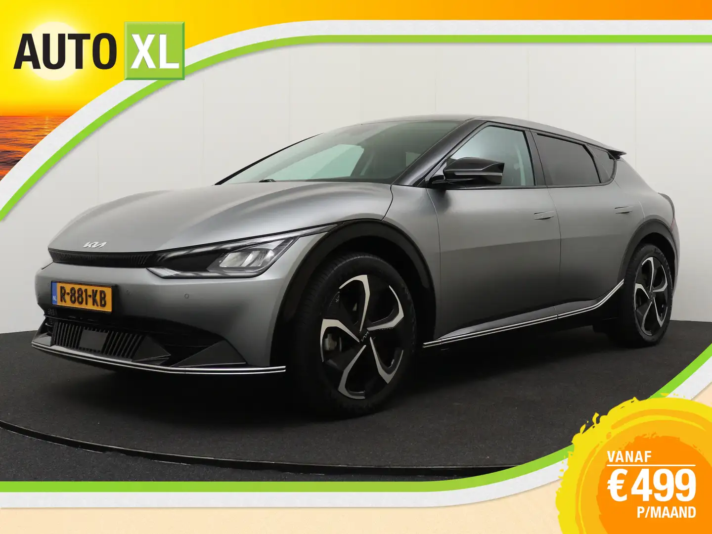 Kia EV6 Plus 77.4 kWh Meridian Leder Sfeer Camera Stoel ko Gris - 1