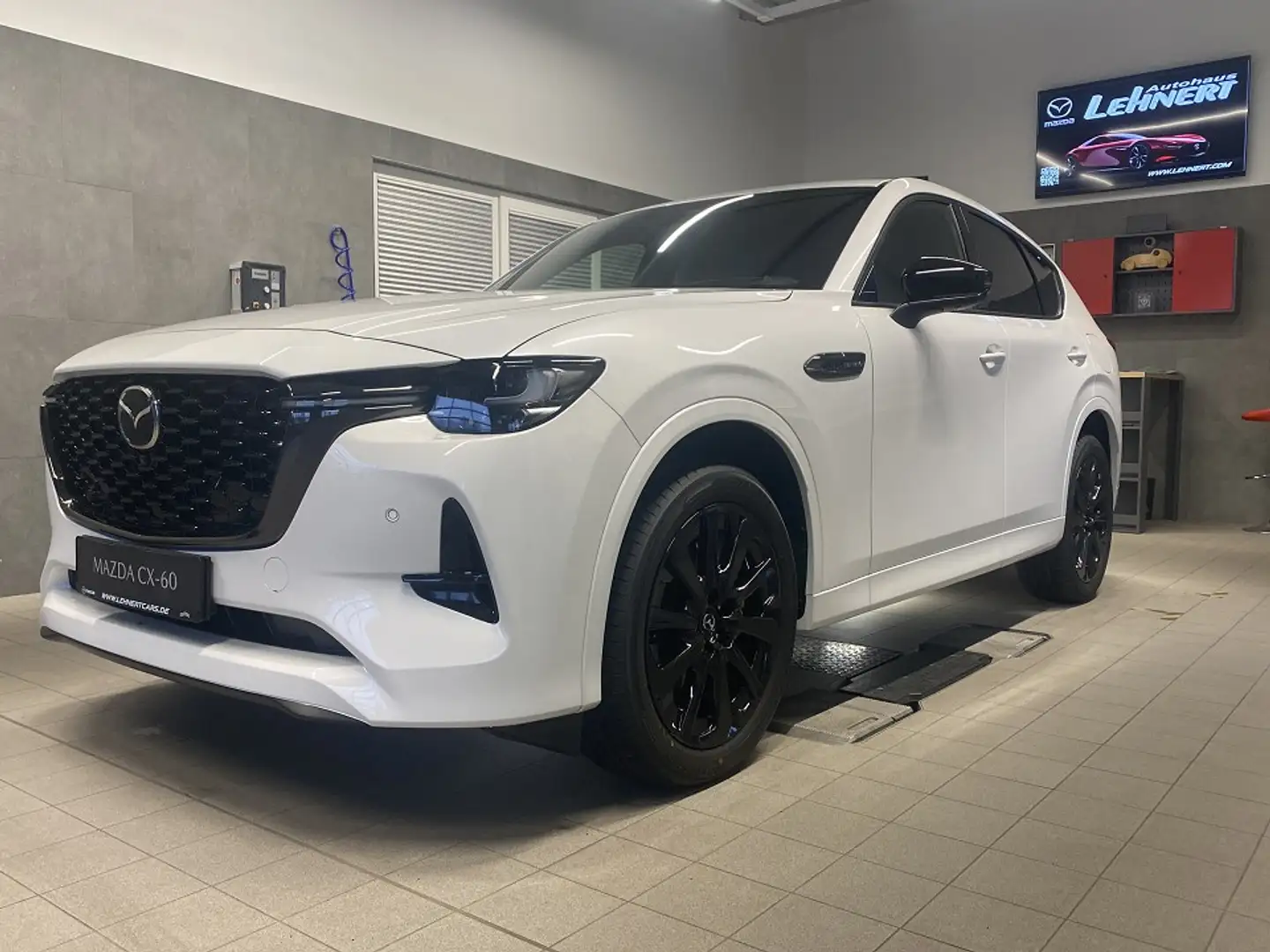 Mazda CX-60 5WGN 3.3L e-SKYACTIV D 254ps 8AT AWD Homura COSO 2 Blanc - 1