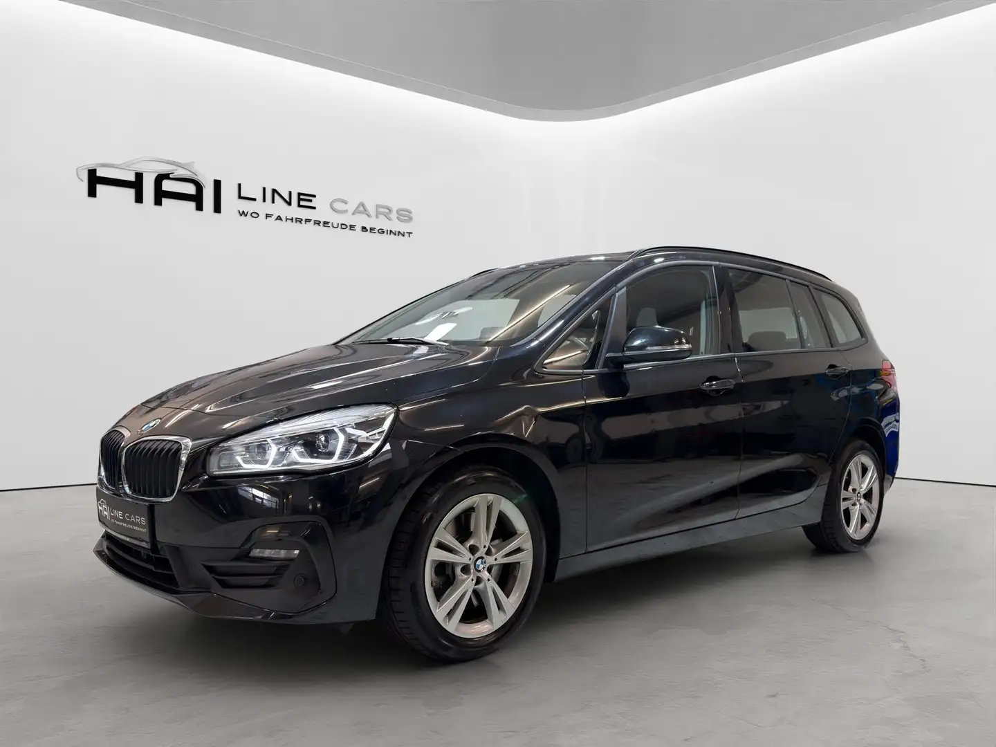 BMW 218 218 d Aut. Grand Tourer | LED | Head Up | Navi | Schwarz - 1