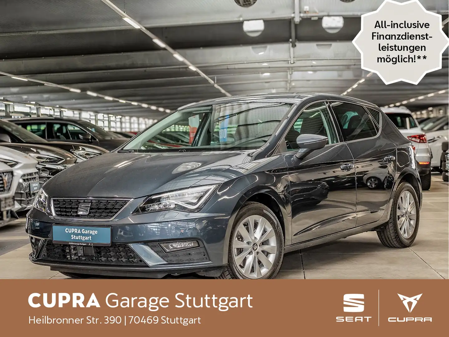 SEAT Leon Style 1.5 TSI 96 kW Gris - 1