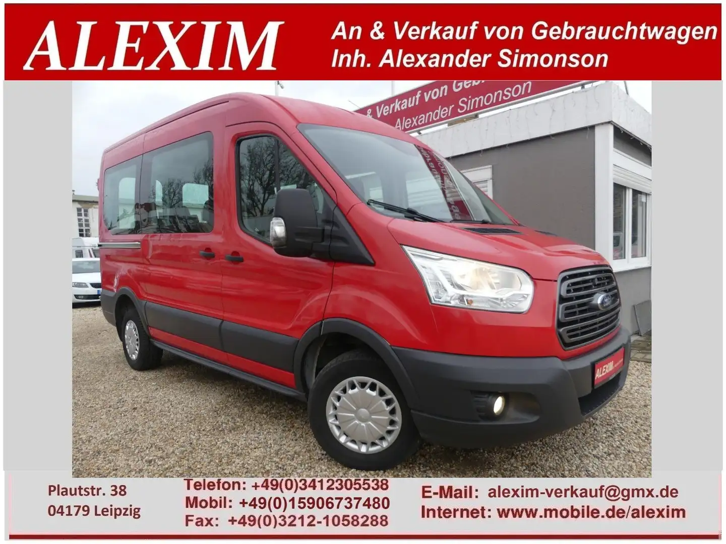Ford Transit Kombi 310 L2H2/Klima/Tempomat/9-Sitze Blanc - 1