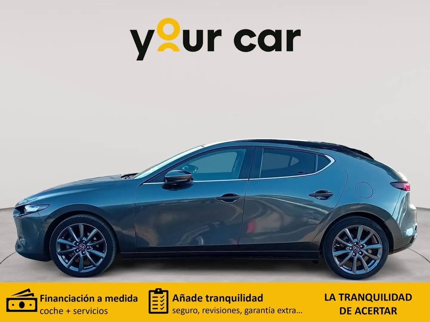 Mazda 3 2.0 e-SKYACTIV-X EVOLUTION Gris - 2