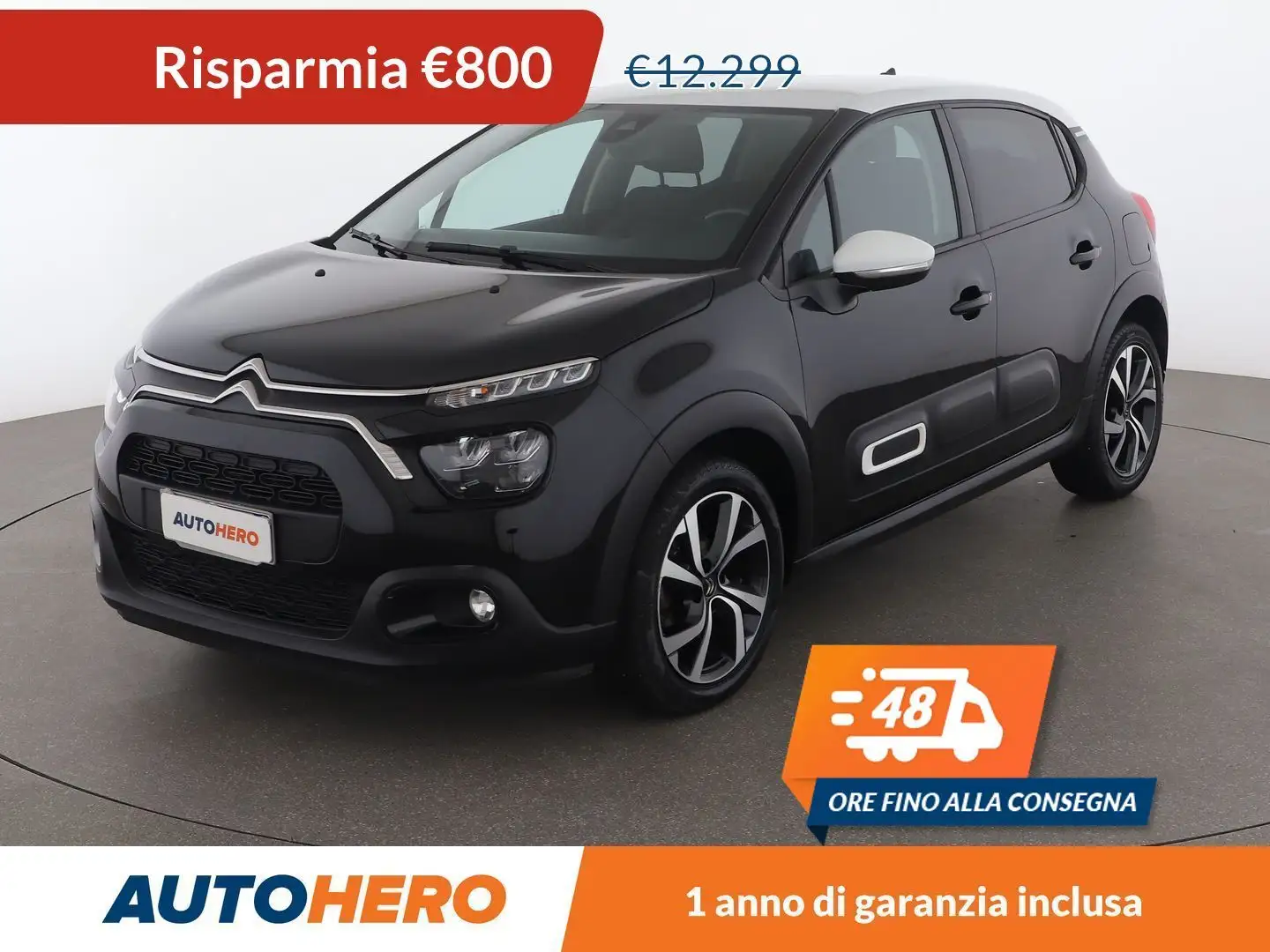 Citroen C3 1.2 PureTech Shine Pack 83 CV Nero - 1