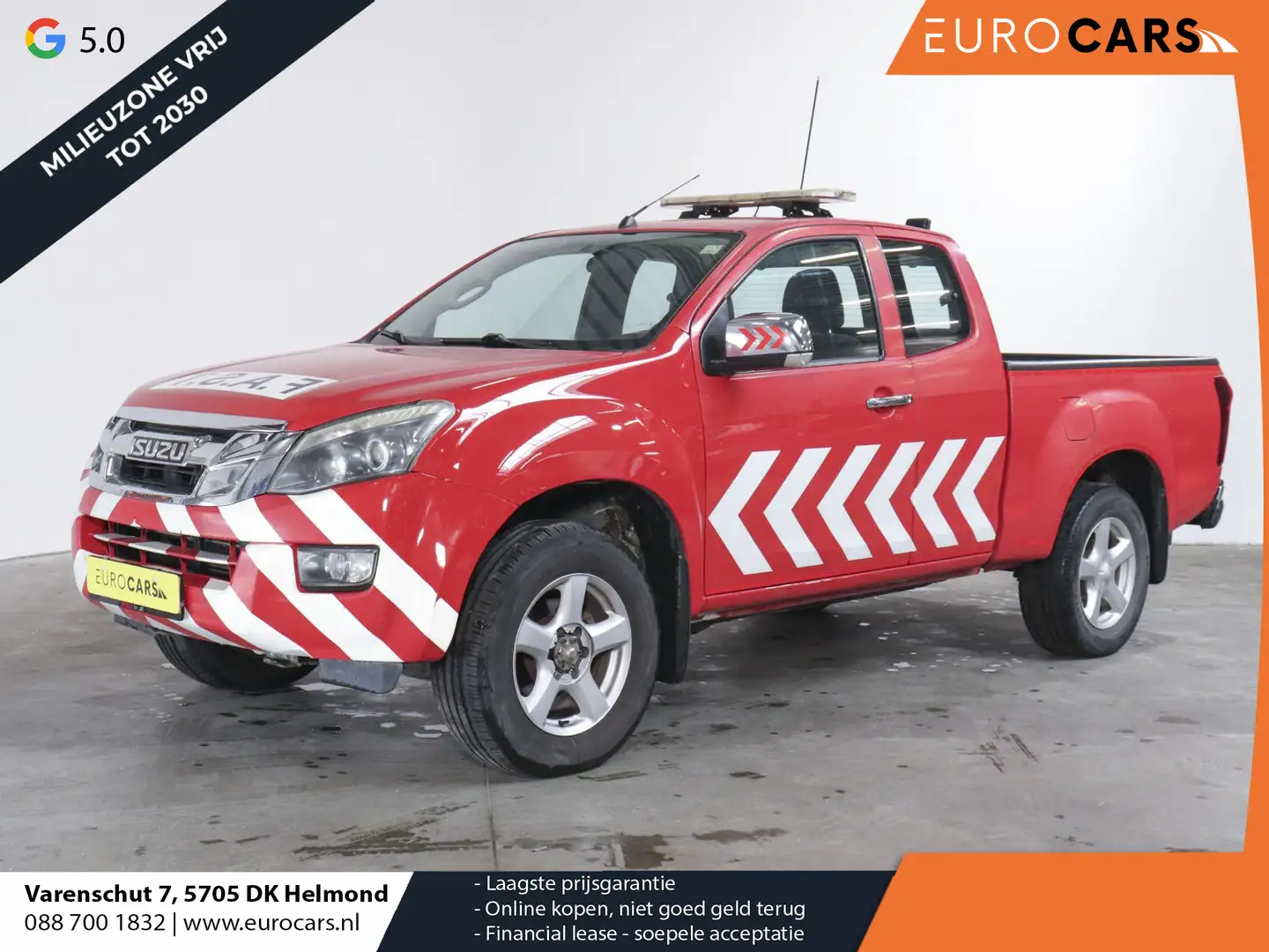 Isuzu D-Max Motor probleem 2.5 Extended Cab Automaat 4x4 Airco Czerwony - 1