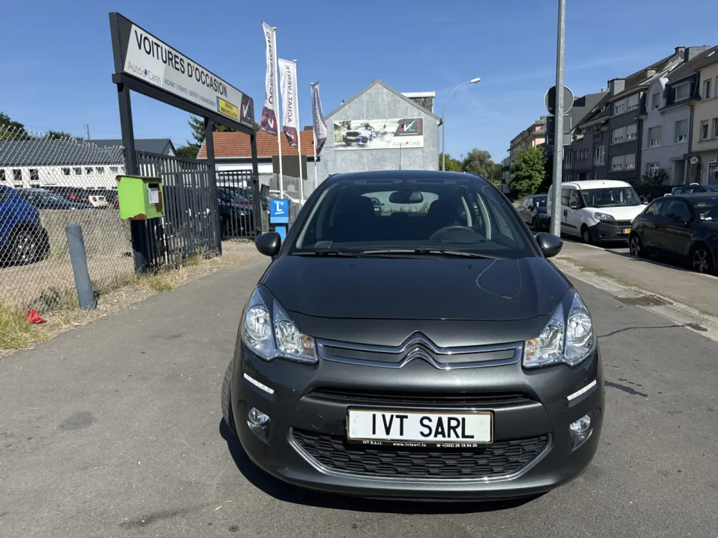 Citroen C3 1.6 VTI 120 EXCLUSIVE AUTO Gris - 2