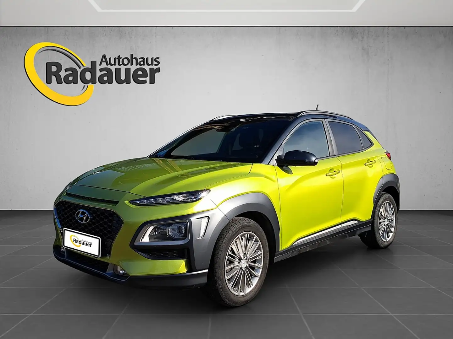 Hyundai KONA Kona 1,0 T-GDi Premium Grün - 1