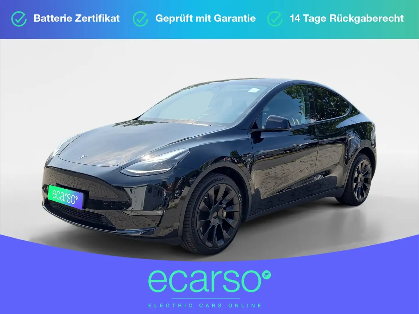 Tesla Model Y Long Range Dual AWD Schwarz - 1