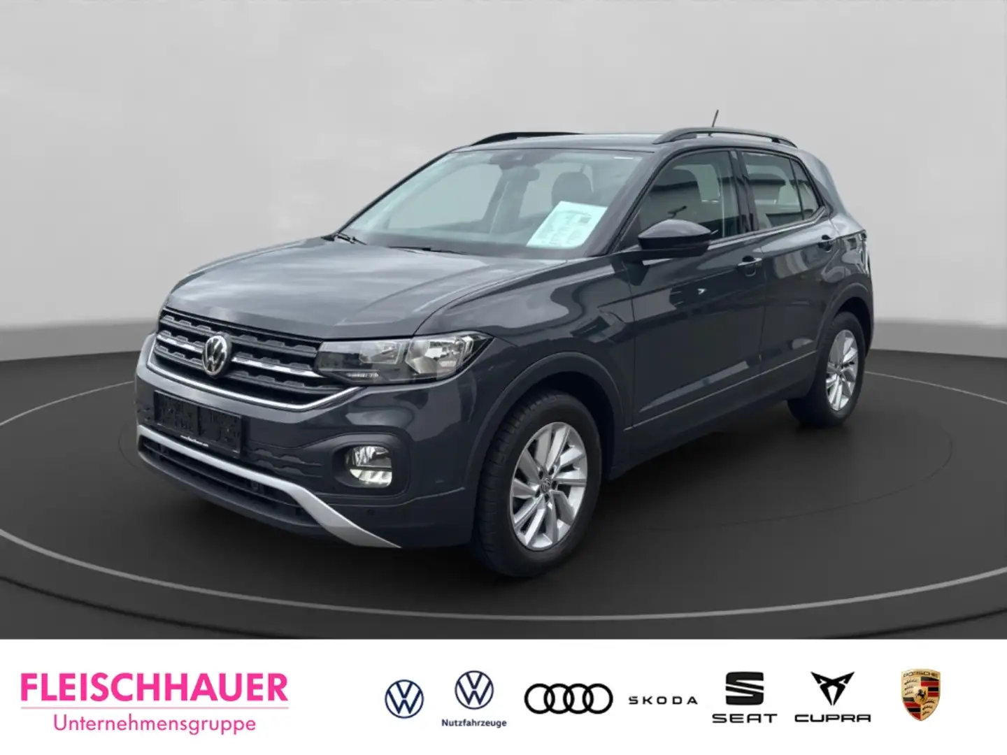 Volkswagen T-Cross Life TSI 1.0+KLIMAAUT+USB+TOTWINKELASSIS Gris - 1