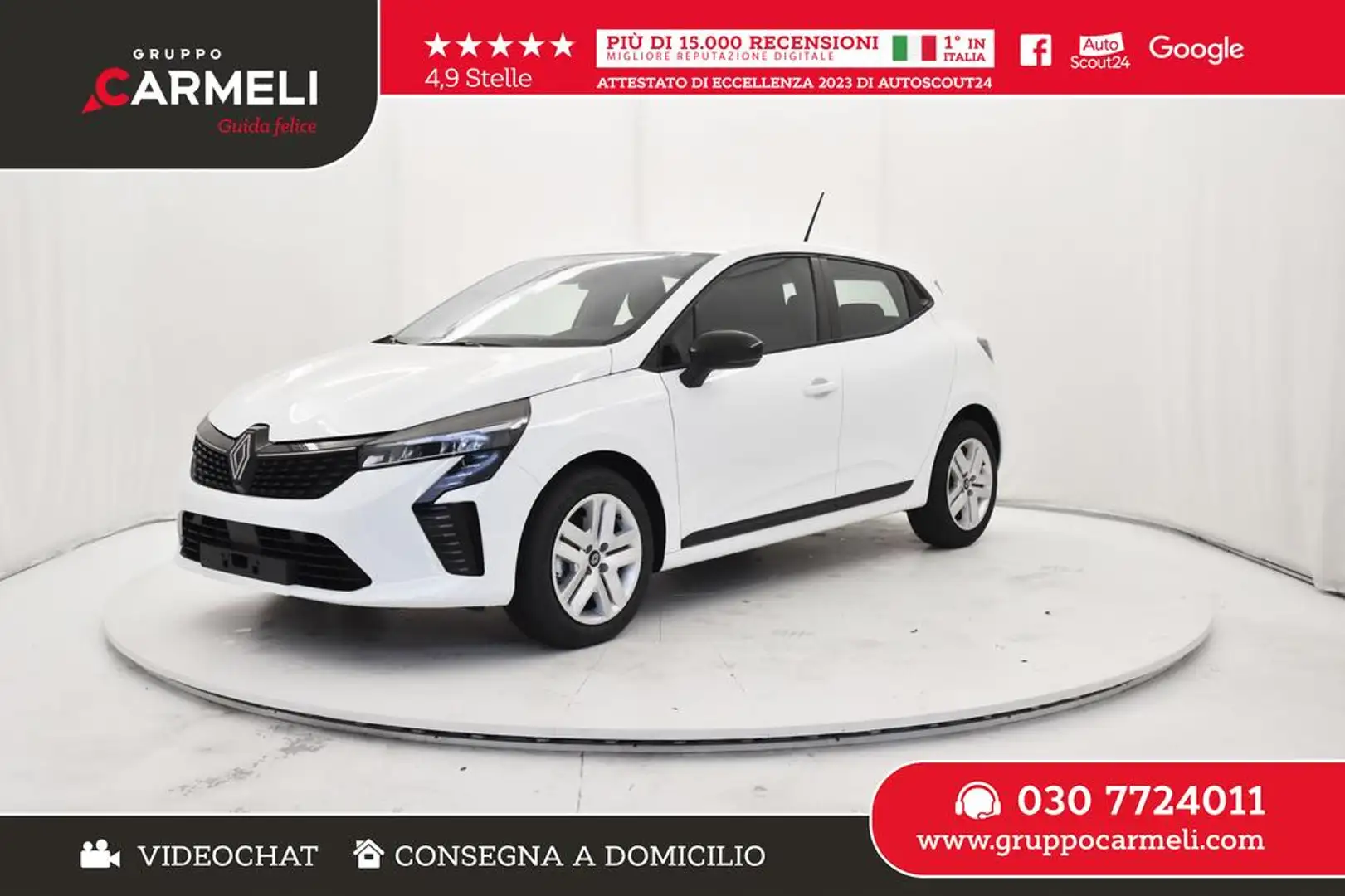 Renault Clio 1.0 eco-g Evolution 100cv KM0 Biały - 1