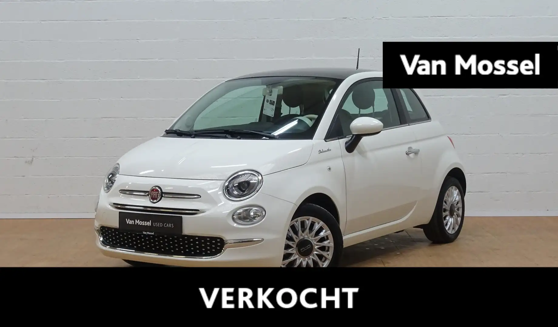Fiat 500 1.0 Hybrid Dolcevita Blanc - 1