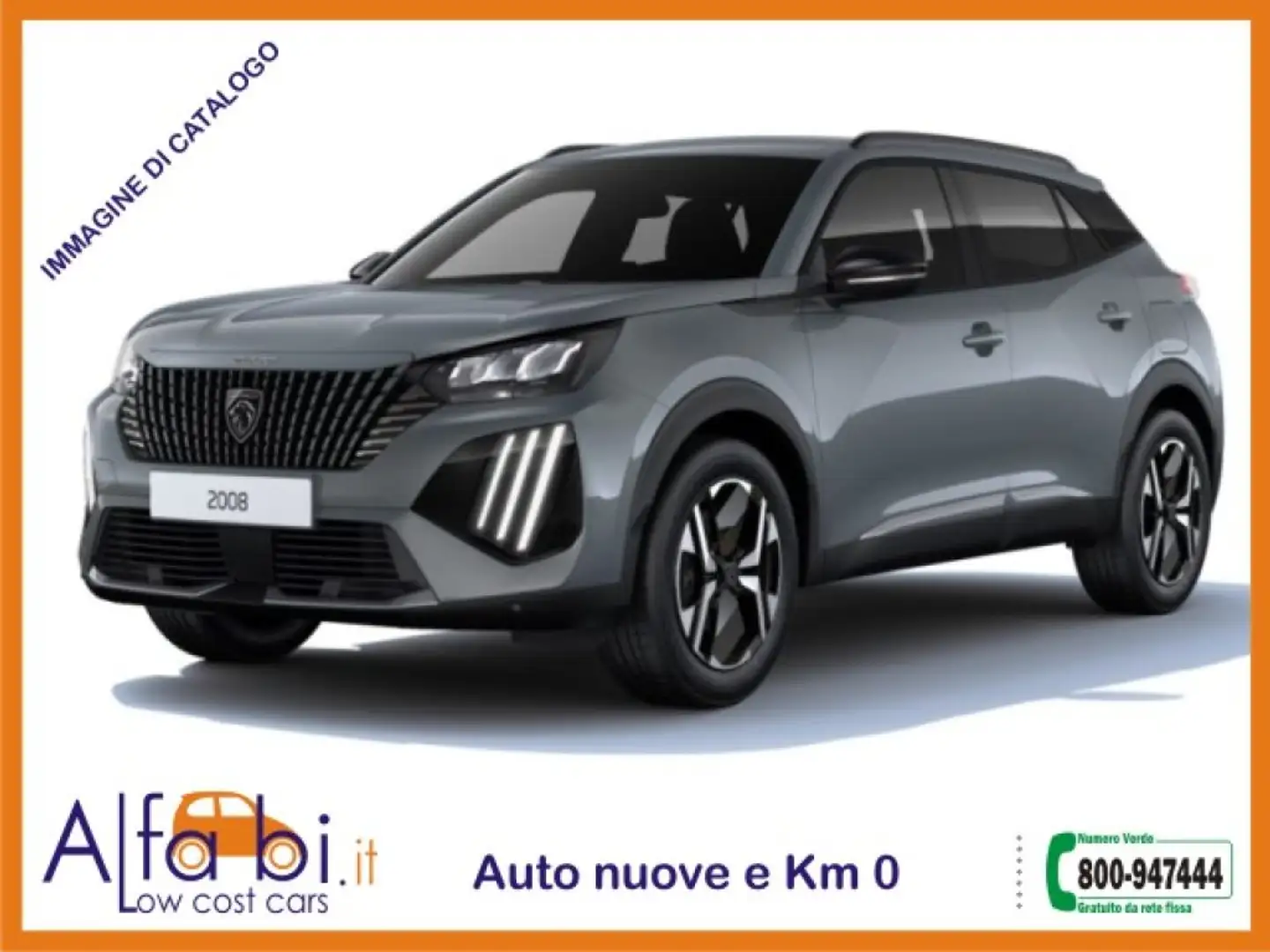 Peugeot 2008 1.2 145CV Hybrid e-DSC6 Allure Grigio - 1