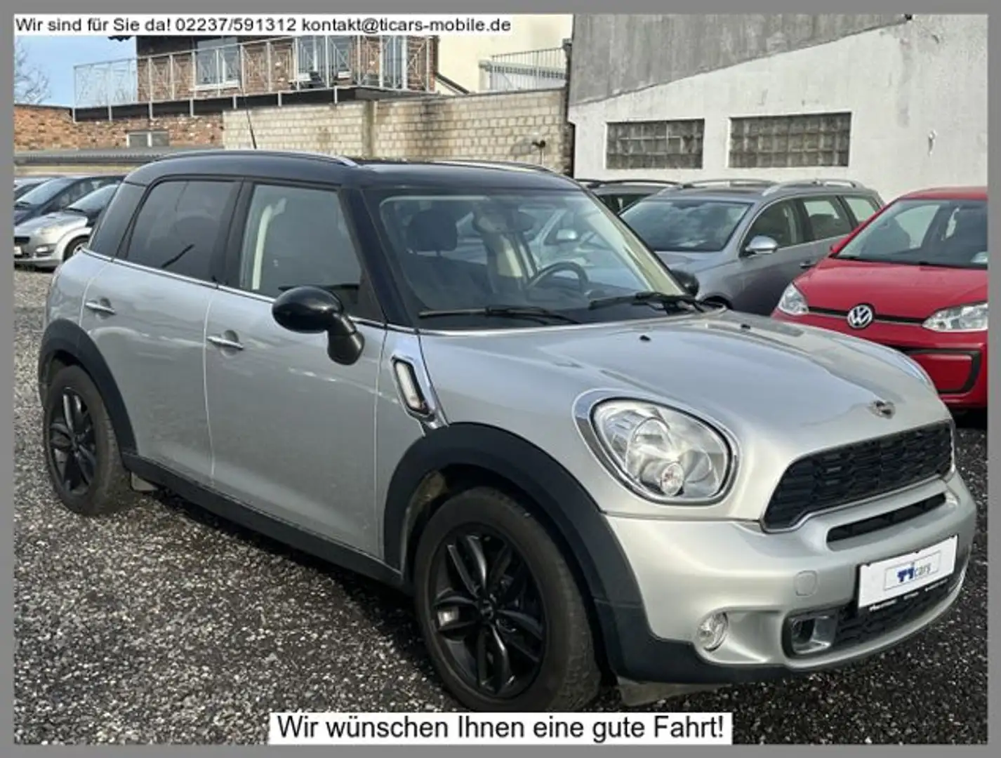 MINI Cooper SD Countryman *2.Hand,Navi,PDC,Schiebedach,SHZ* Zilver - 2
